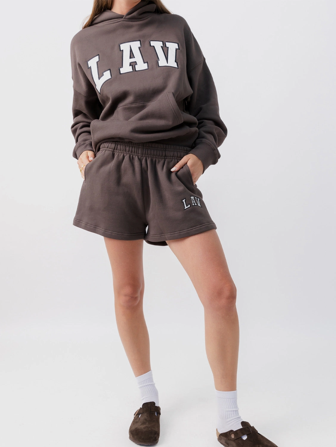 Breezy Fit Applique Fleece Shorts