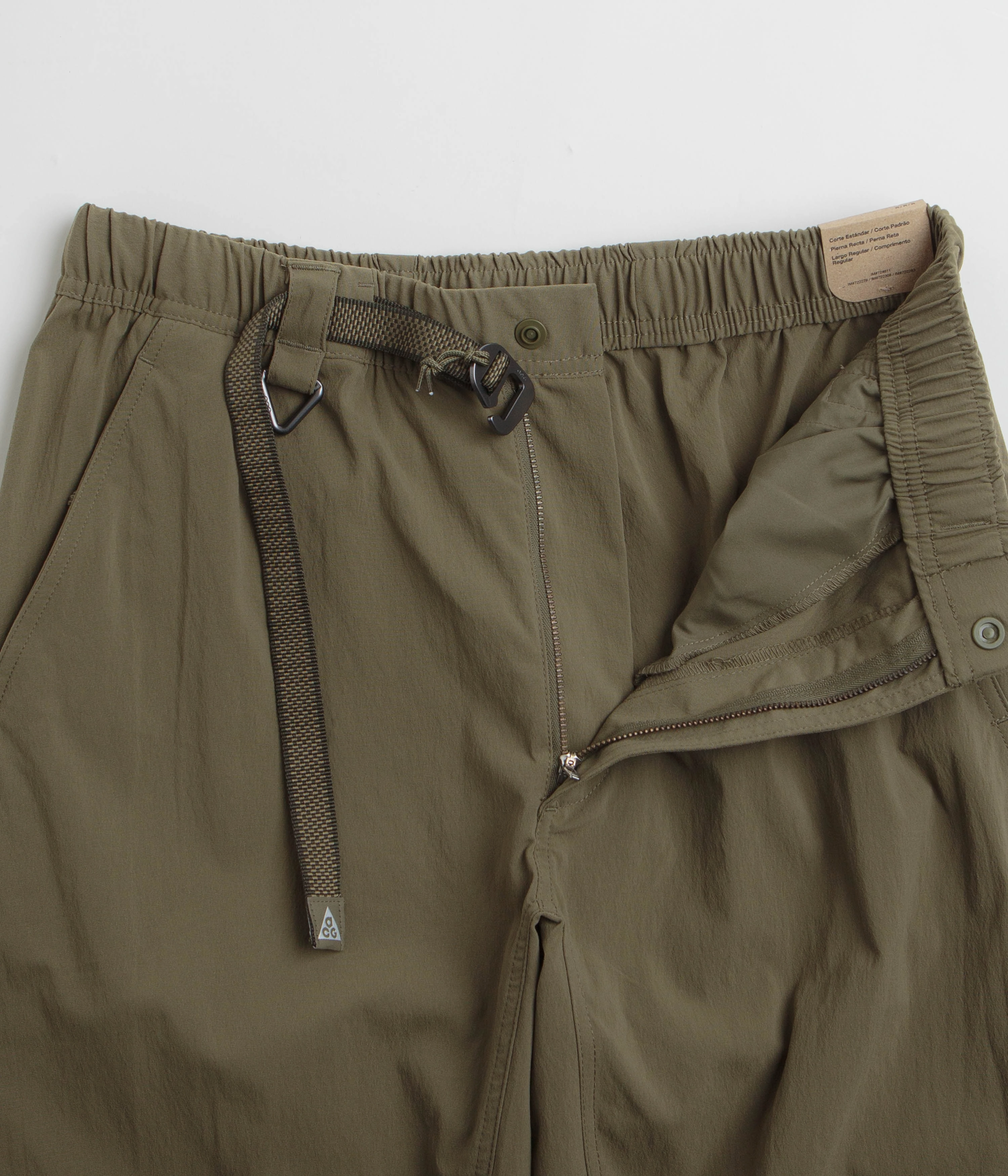 Nike ACG Hiking Pants - Medium Olive / Sequoia / Summit White MoistureWickingFabric