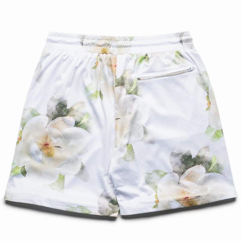 Politics Mesh Shorts - Magnolia Sporty Edge Quick Access Cargo Pockets