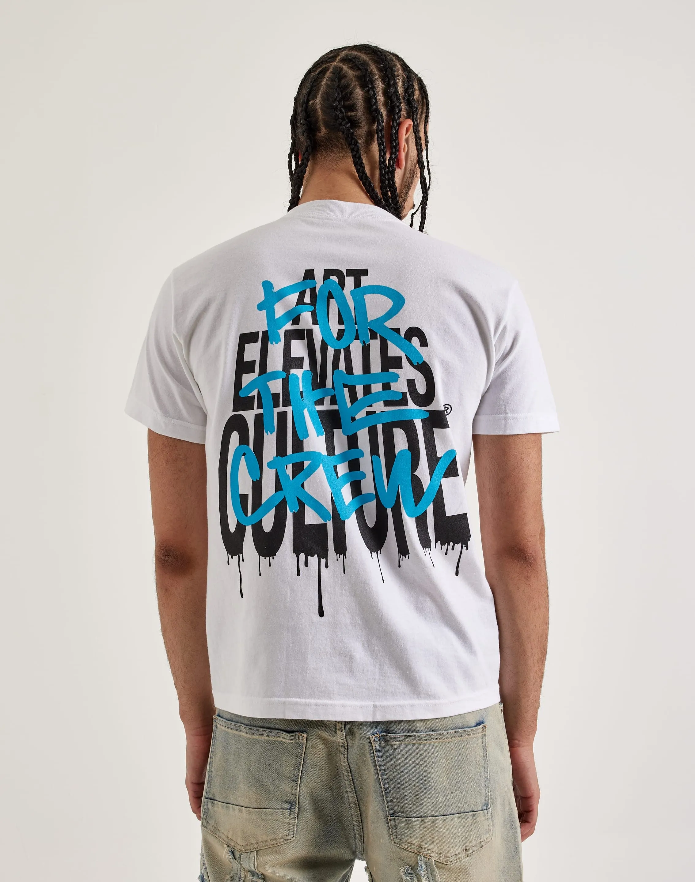 NonBindingCollar WrinkleFree Material For The Crew Art Elevates Culture Tee