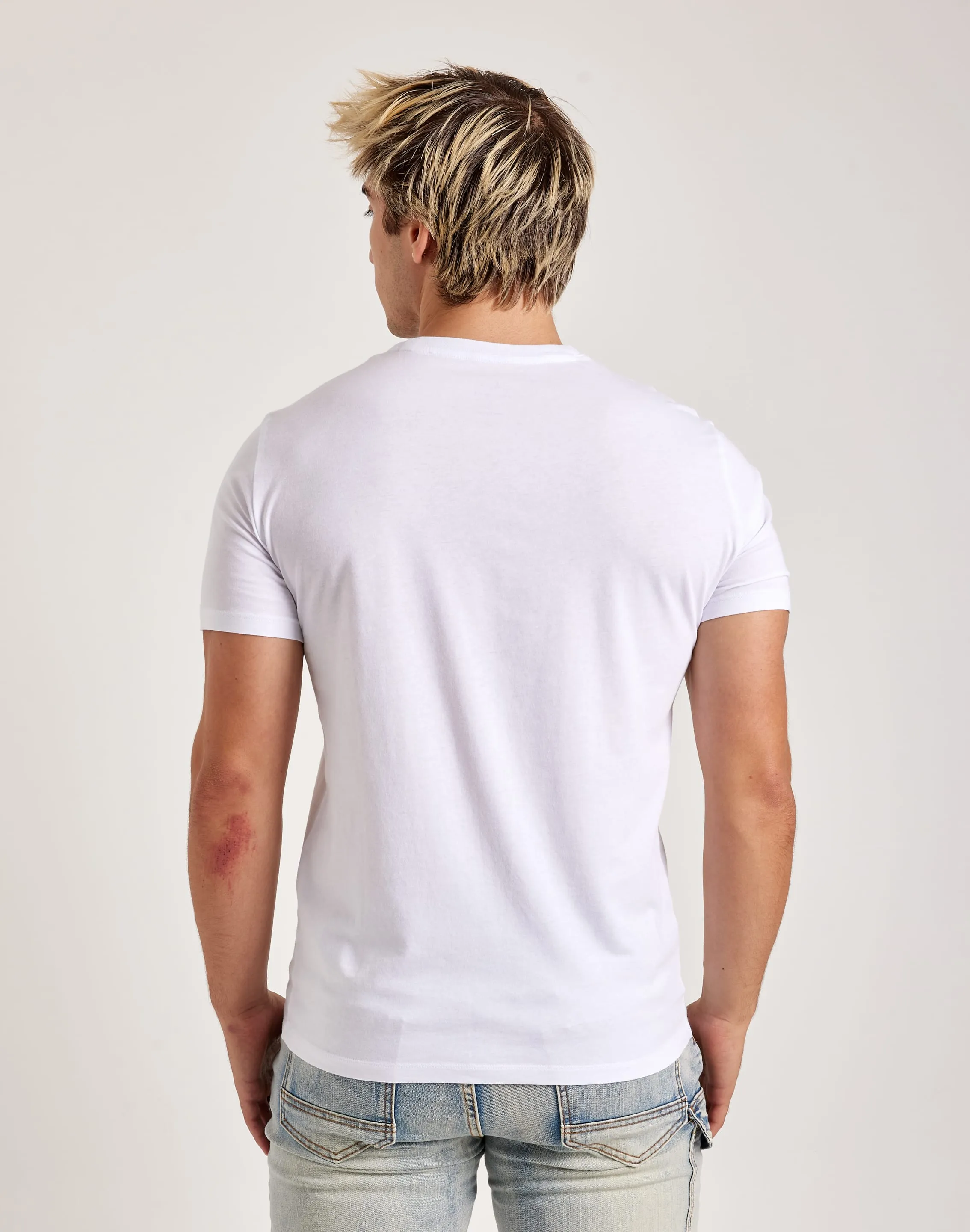 Armani Exchange Mini Icon Logo Tee Nordic Light