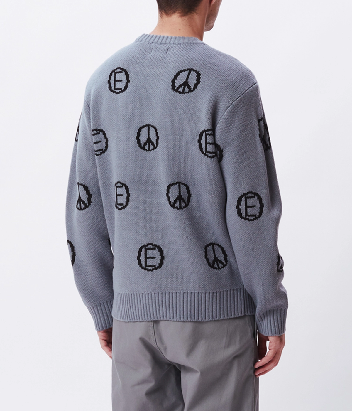 Obey Discharge Sweater Breathable Knit Fabric