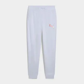 Future Edge Puma Womens Styles Graphics Essential Pants Blue