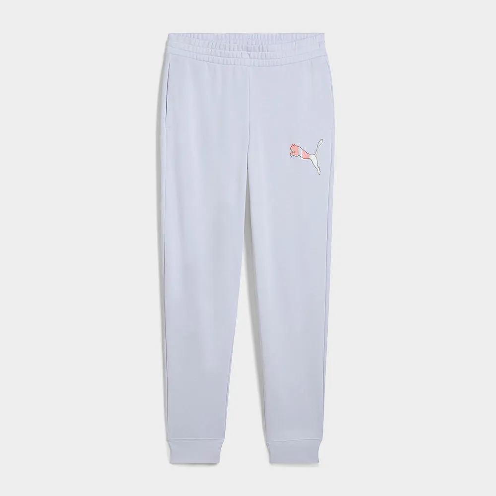 DurableCoverstitch Mediterranean Air Puma Womens Styles Graphics Essential Pants Blue