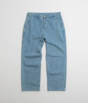 Butter Goods Work Pants - Washed Indigo Comfortable Leg Outfit Staple