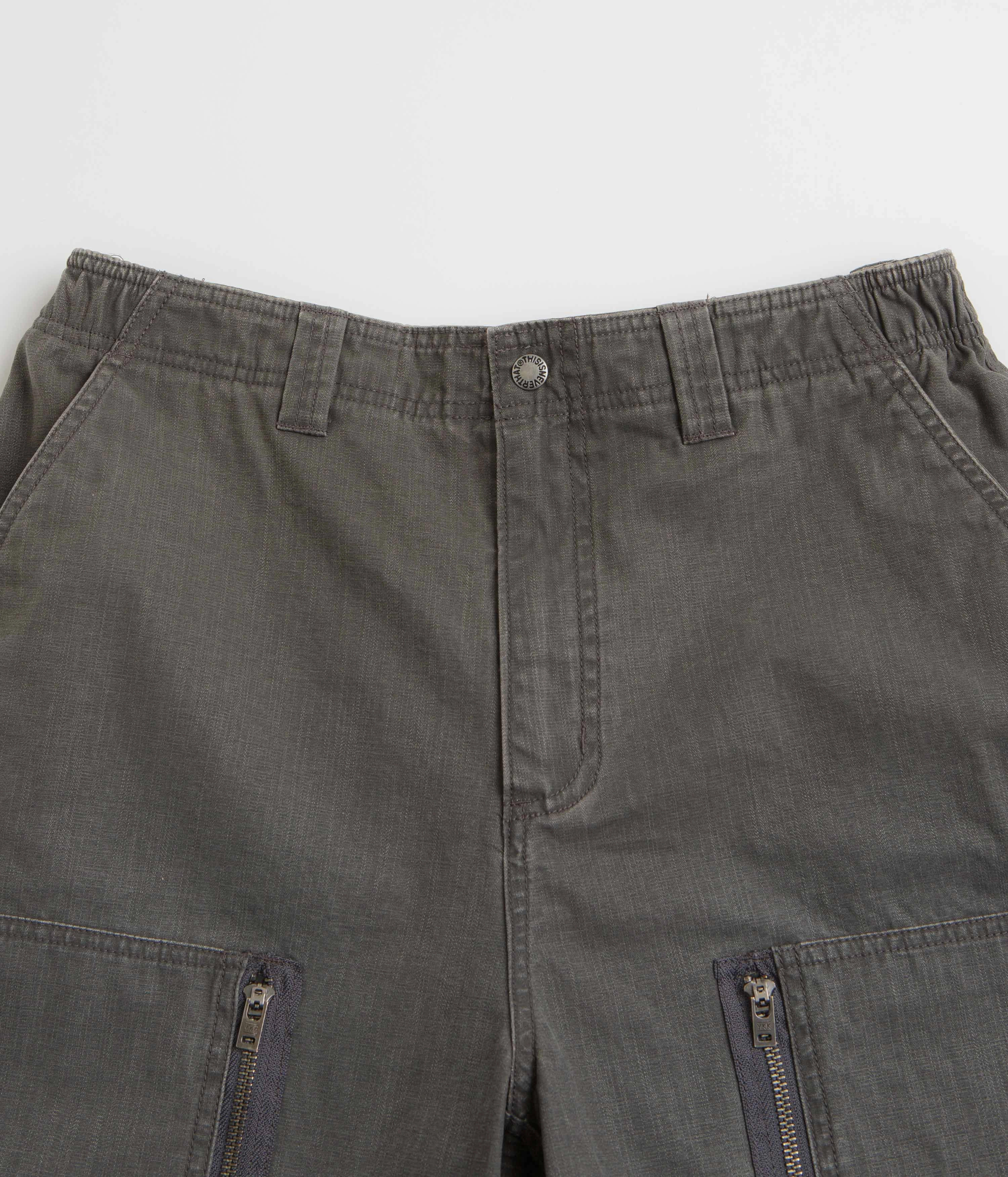 Bold colors thisisneverthat Flight Cargo Shorts - Grey