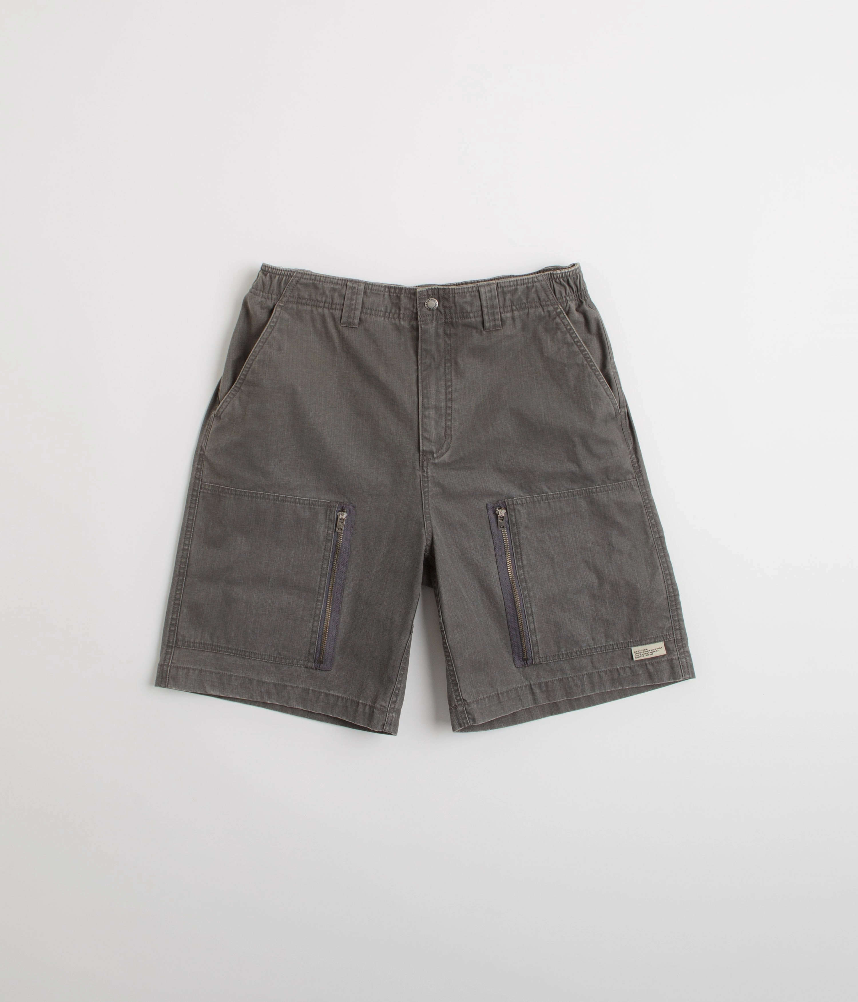Non Binding Waistline hypoallergenic material thisisneverthat Flight Cargo Shorts - Grey