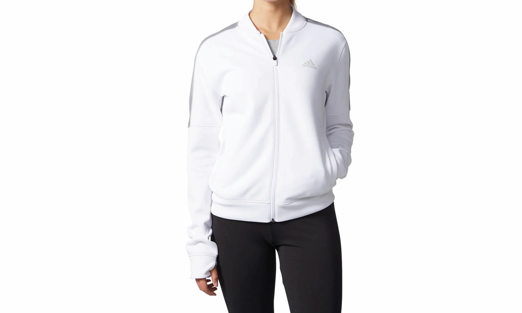 Team Issue Full Zip Jacket "White / Grey" Grace Ease