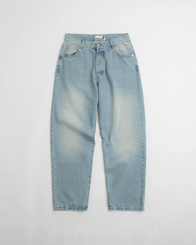 Pop Trading Company DRS Pants - Washed Denim / Blue LowProfileTopstitching