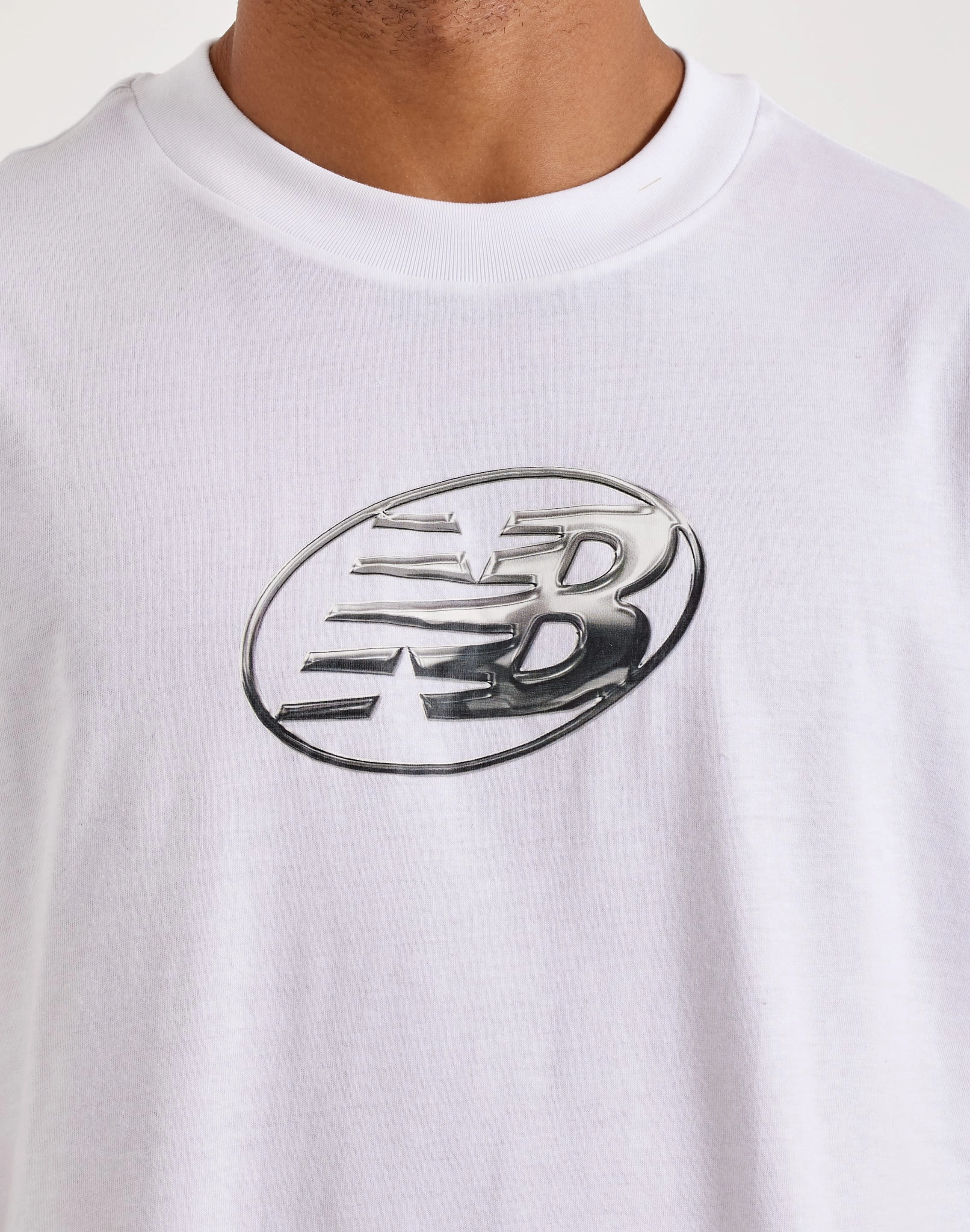New Balance Chrome Logo Tee Reinforced Knees Ski Core