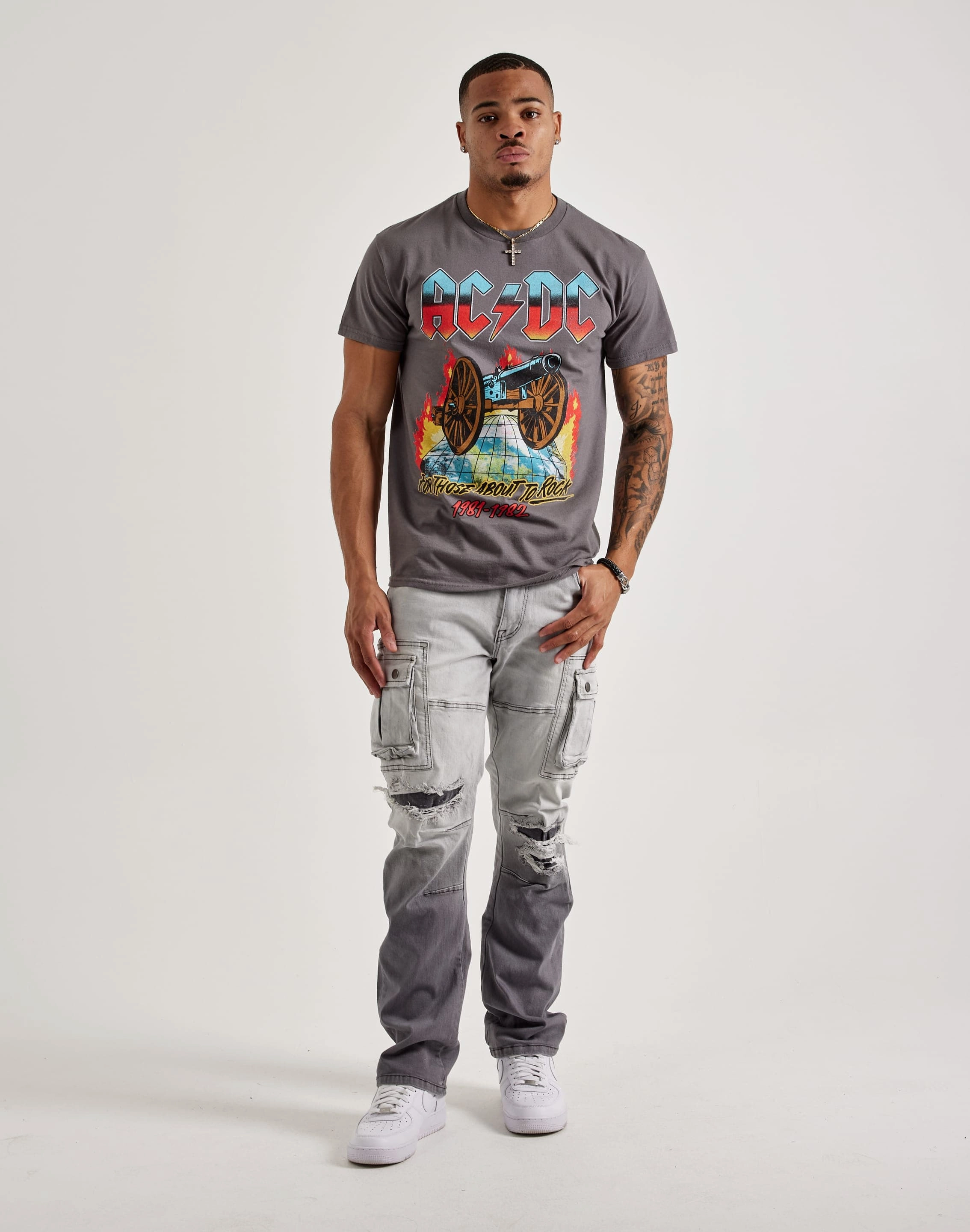 Central Mills AC/DC World Tour Tee World Edge