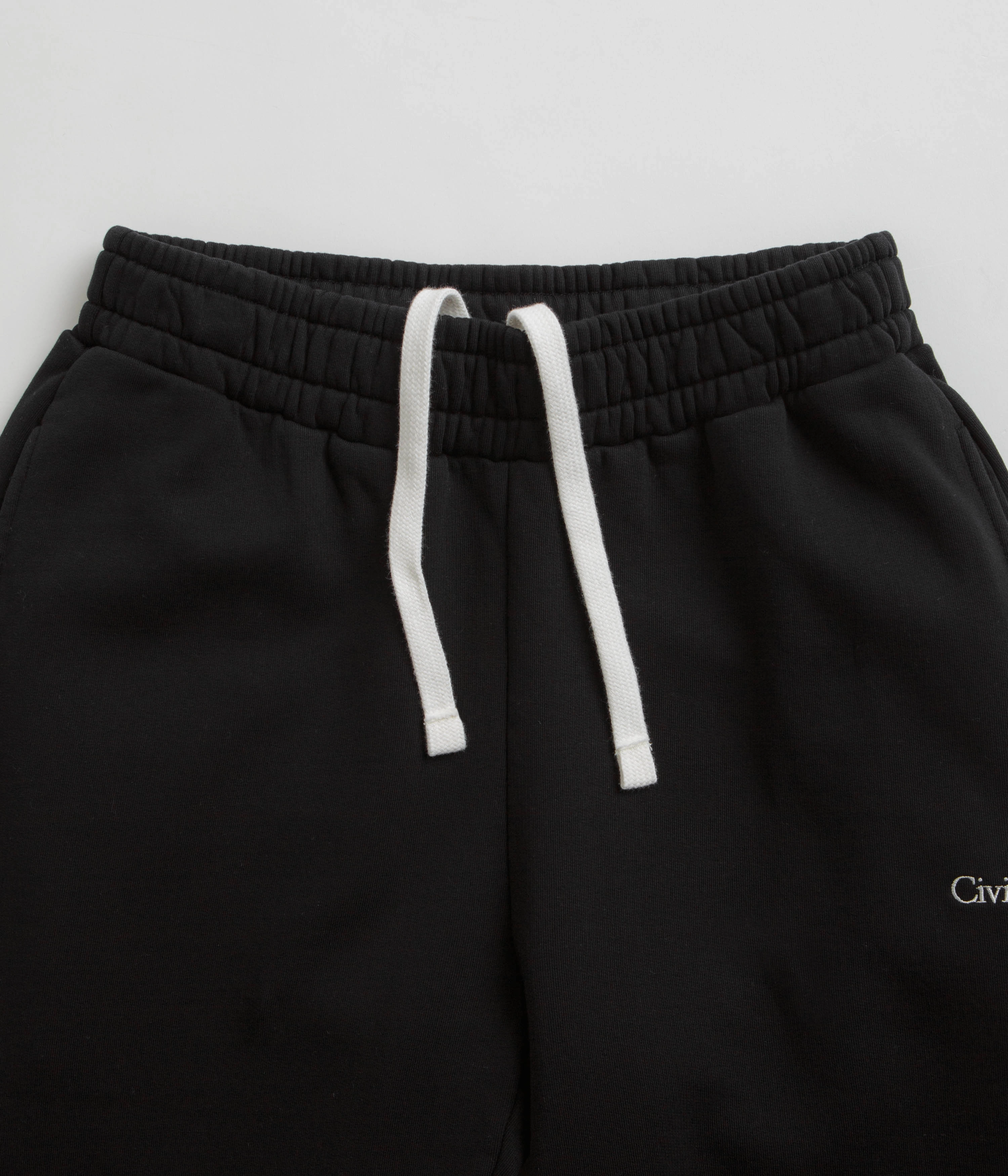 Seasonal Basic Civilist Leisure Sweatpants - Black
