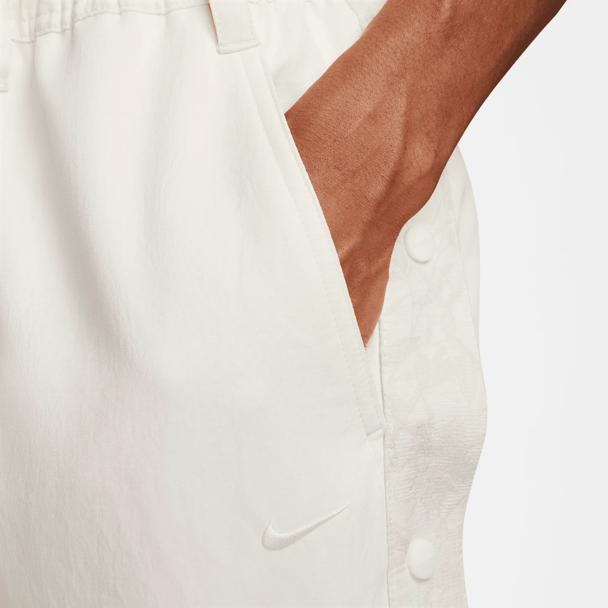 Soft Inner Lining Translucent Soul DEVIN BOOKER TEAR-AWAY BASKETBALL PANTS - LIGHT OREWOOD BROWN
