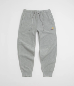 NonIrritatingStitching Carhartt American Script Sweatpants - Grey Heather