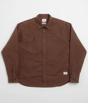 Norse Projects Algot Relaxed Shirt - Mahogany Wedding guest