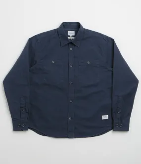 Static Dissipating Fiber Norse Projects Algot Relaxed Shirt - Workwear Blue