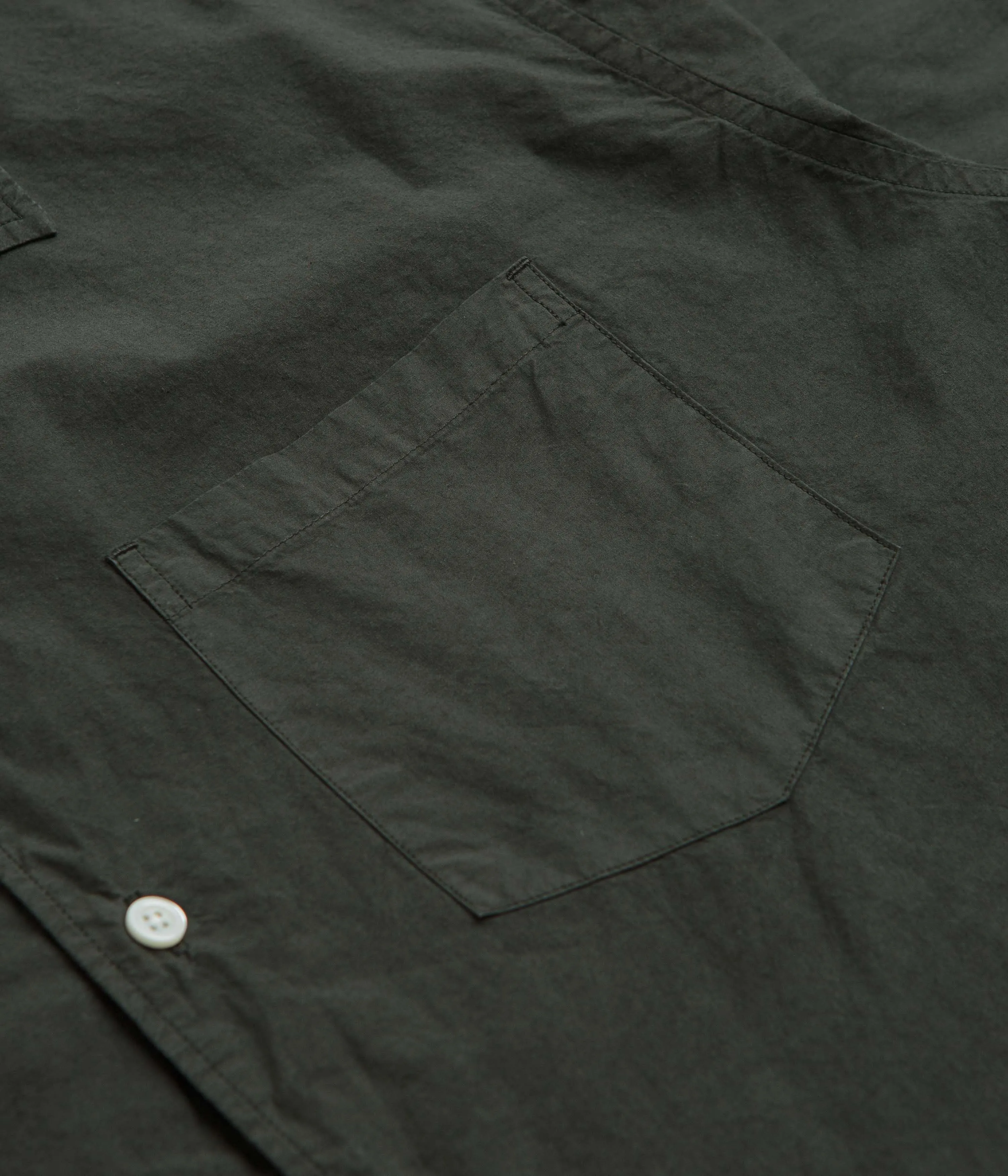 Night Out Norse Projects Carsten Cotton Tencel Shirt - Black Olive