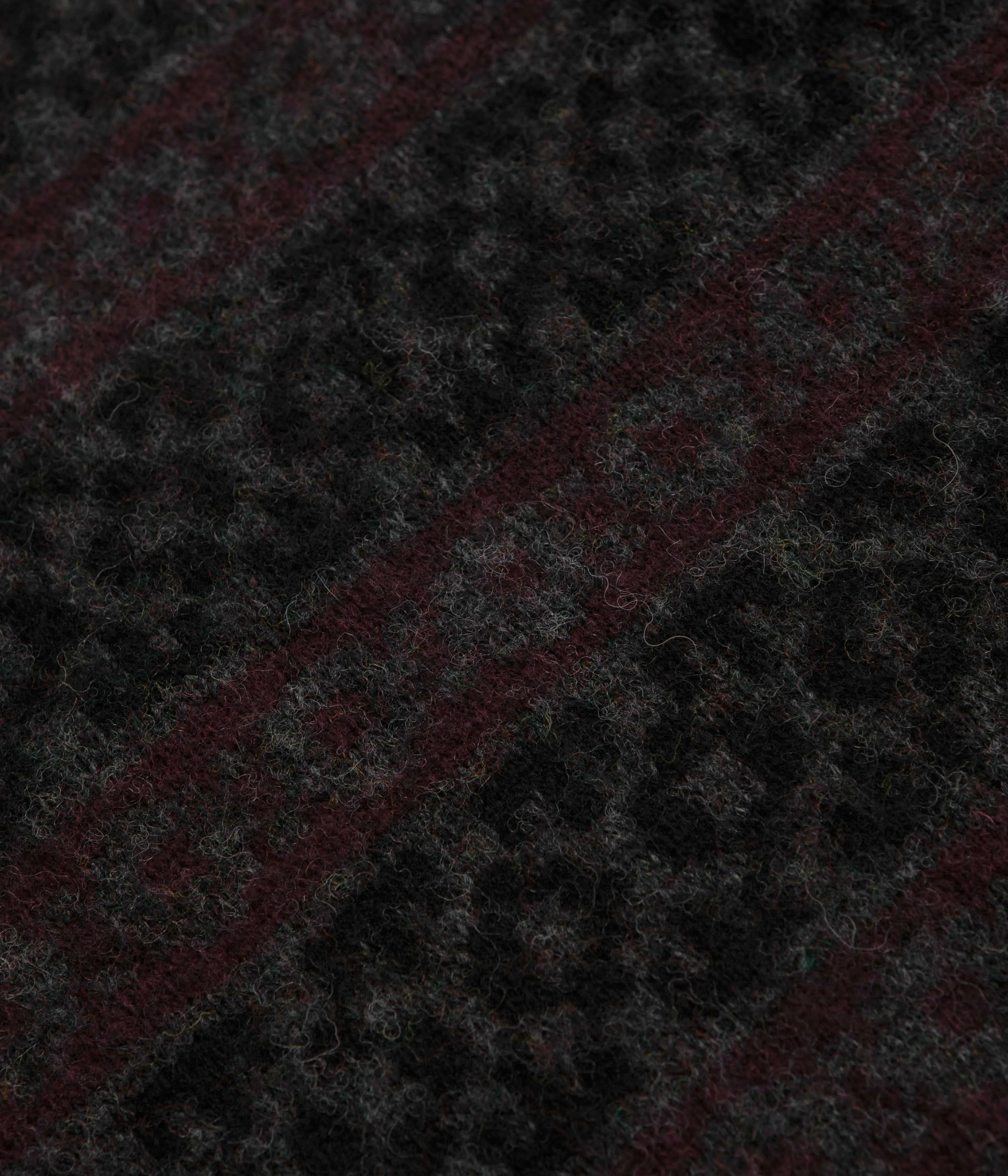 Norse Projects Jonas Scottish Lambswool Fair Isle Sweatshirt - Charcoal Grey product yoga friendliness
