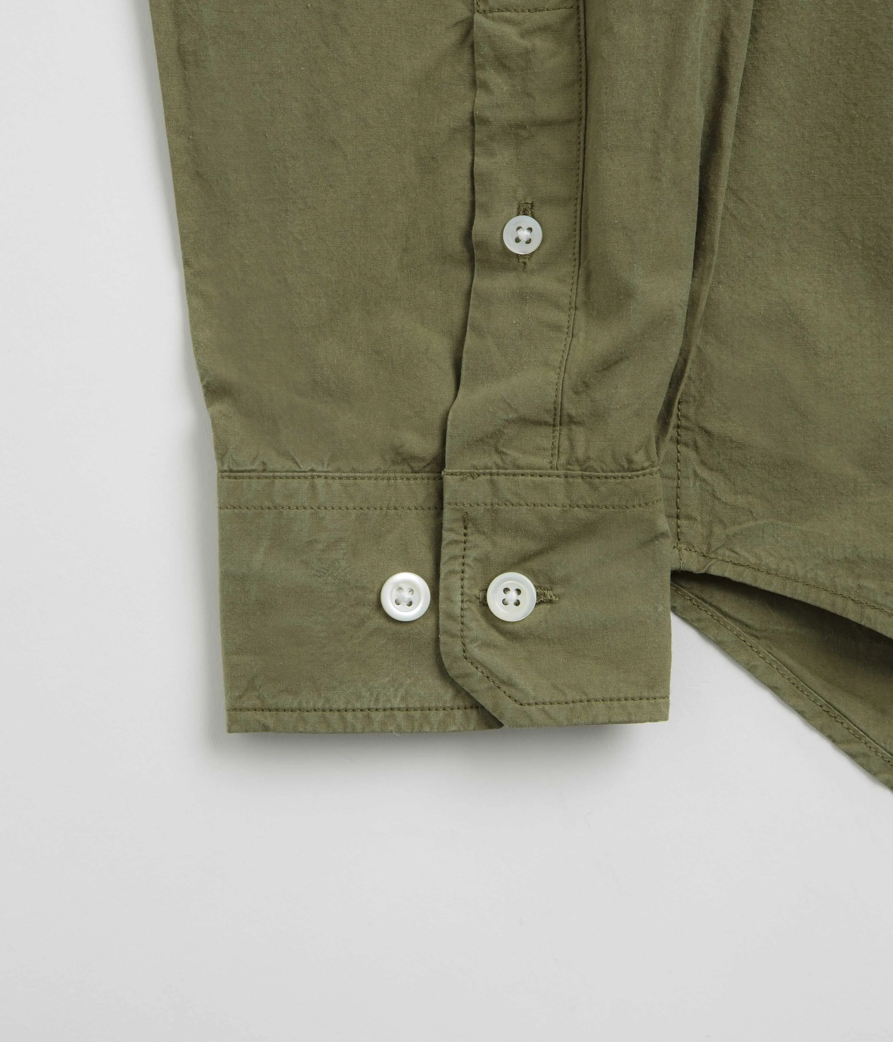 Seasonal Fashion Norse Projects Osvald Cotton Tencel Shirt - Sitka Green