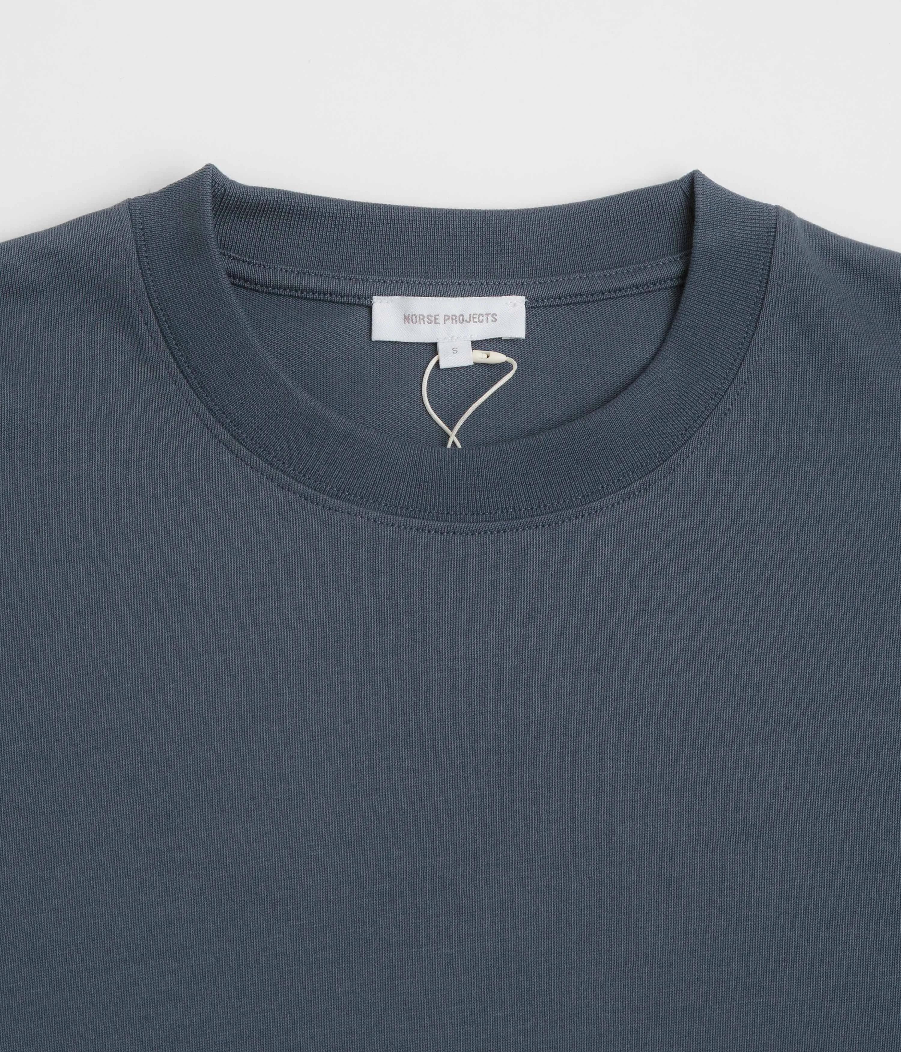 garden event Norse Projects Standard Heavy Loose T-Shirt - Orion Blue