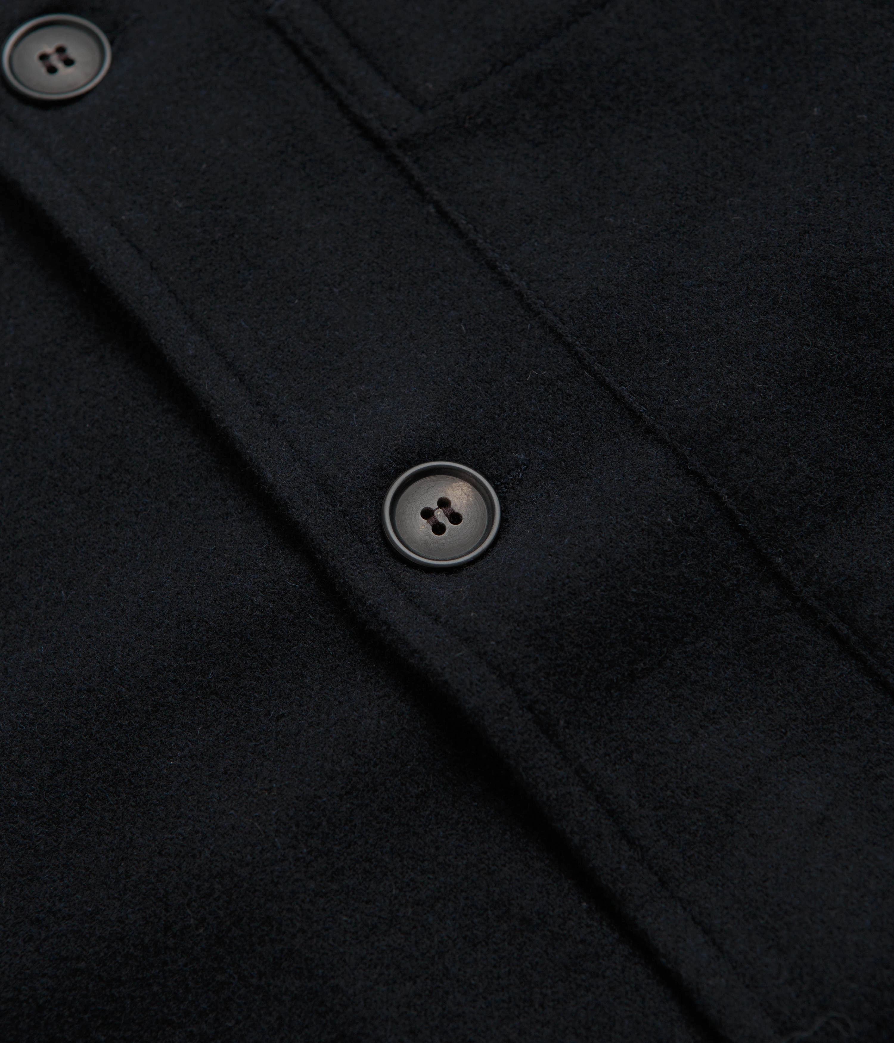 Layered Insulation Bonnet Norse Projects Folke Wool Overshirt - Dark Navy