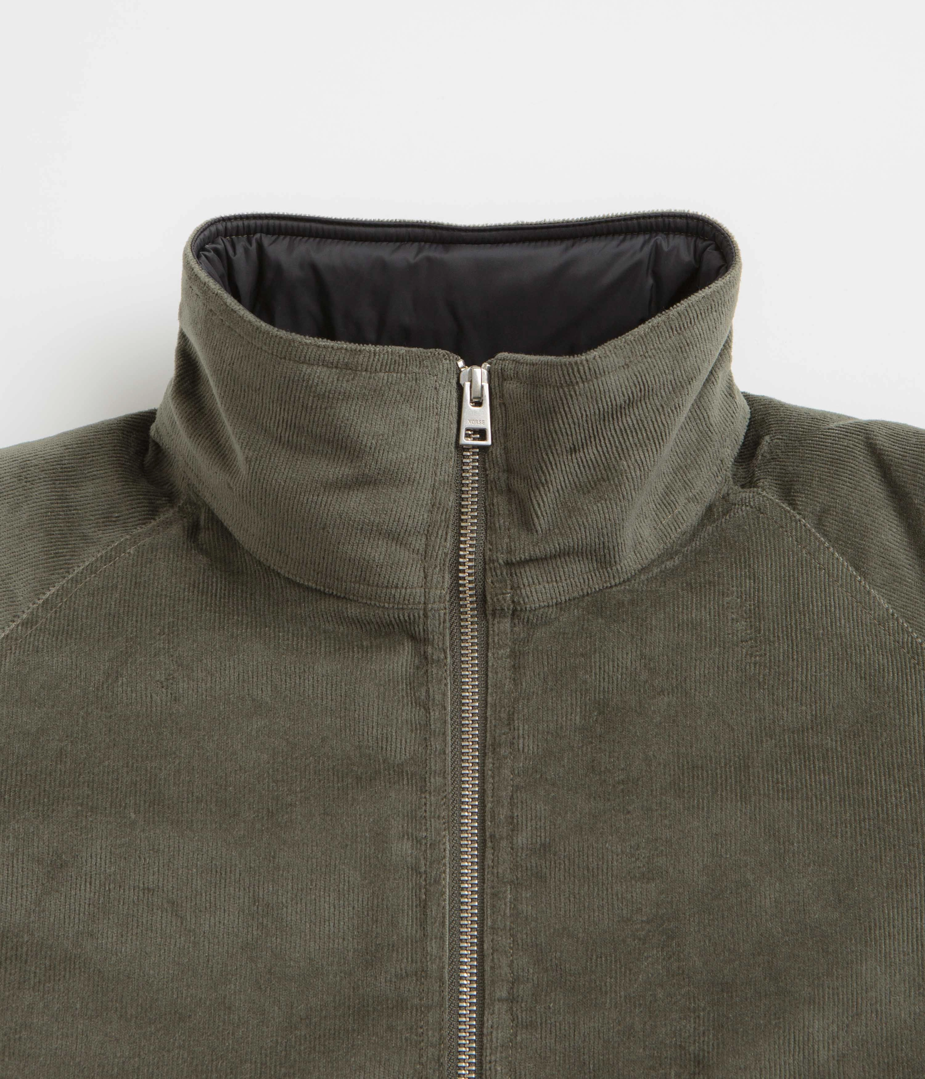 Fashion Vibe Protect Norse Projects Hakon Solotex Corduroy Jacket - Ivy Green
