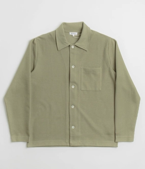 middle aged people Norse Projects Jorn Double Face Overshirt - Clay