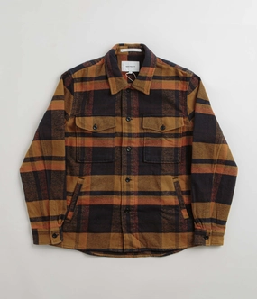 suitable for stage shows Norse Projects Julian Organic Heavy Twill Overshirt - Dark Navy