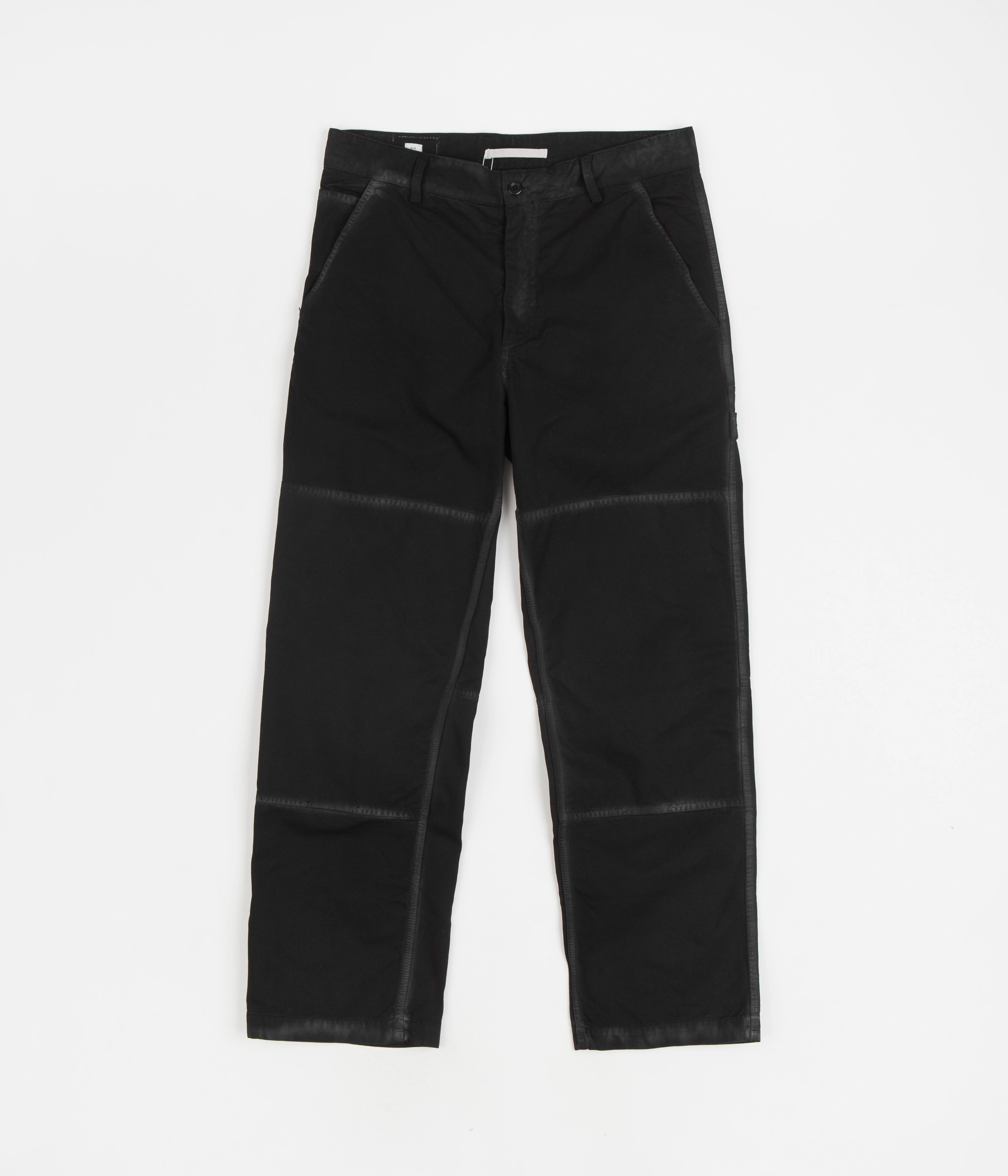 Norse Projects Lukas Tab Series Canvas Pants - Black All Season Cozy Fit