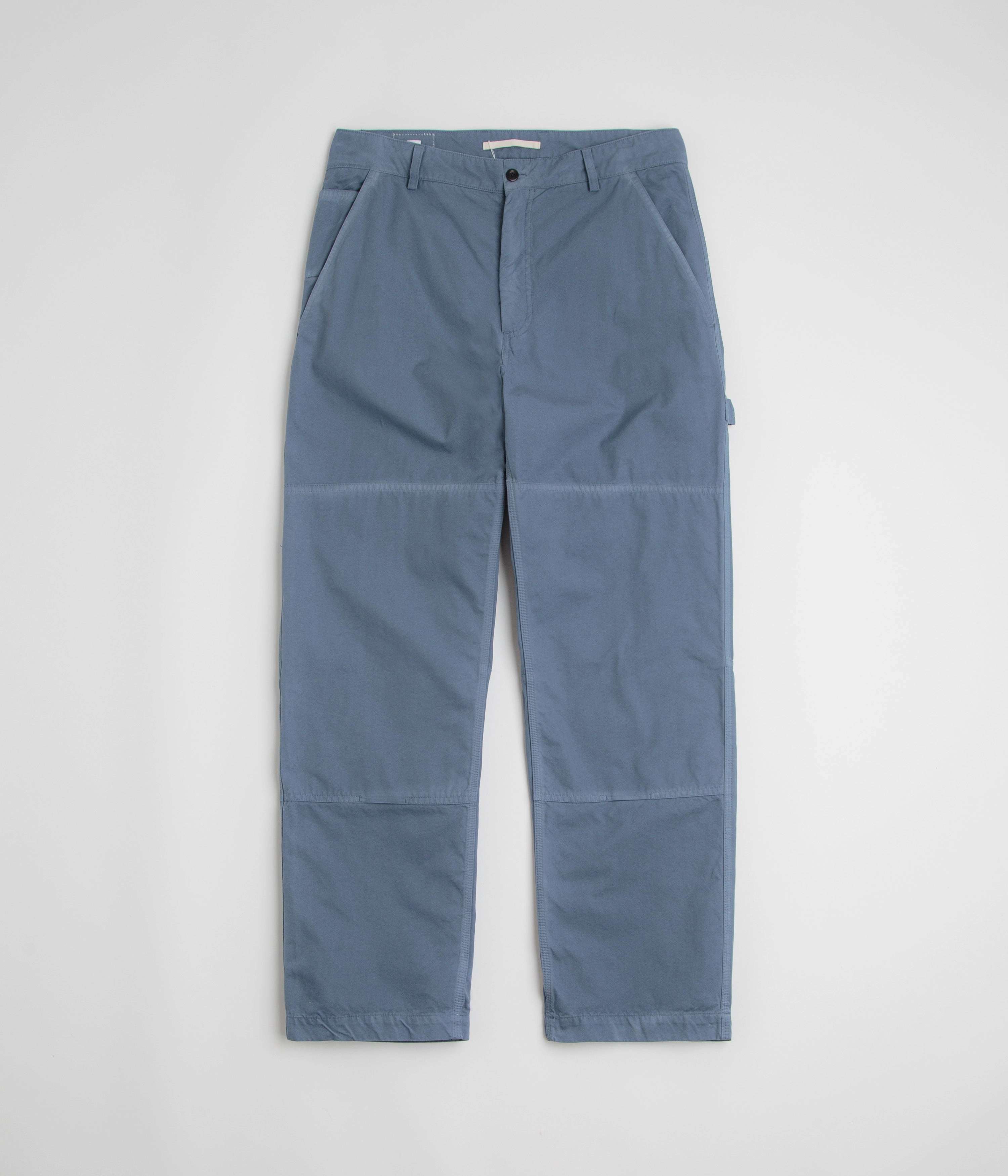 Norse Projects Lukas Tab Series Canvas Pants - Scoria Blue breath easy