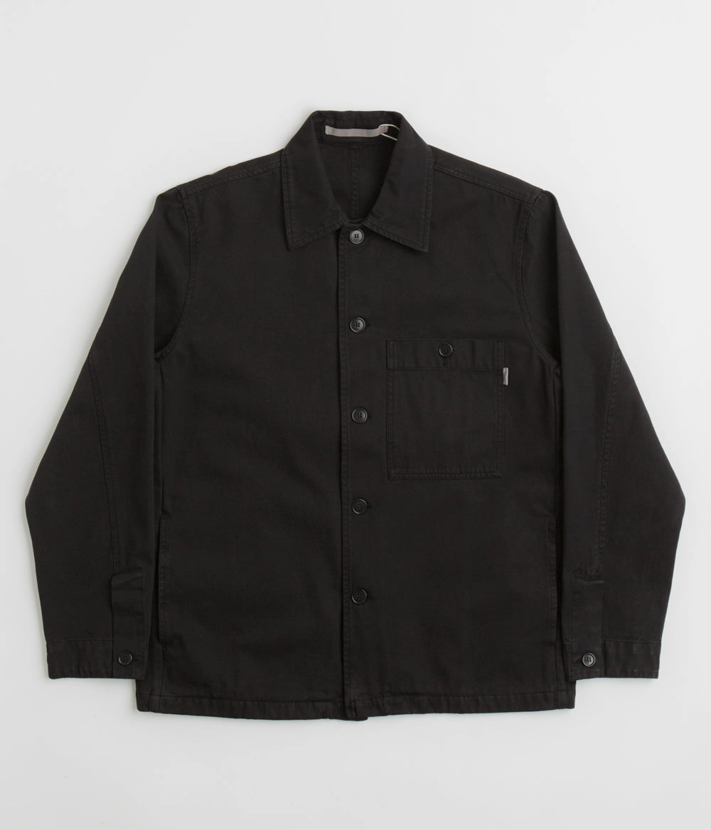 Norse Projects Standard Twill Overshirt - Black Easter wear