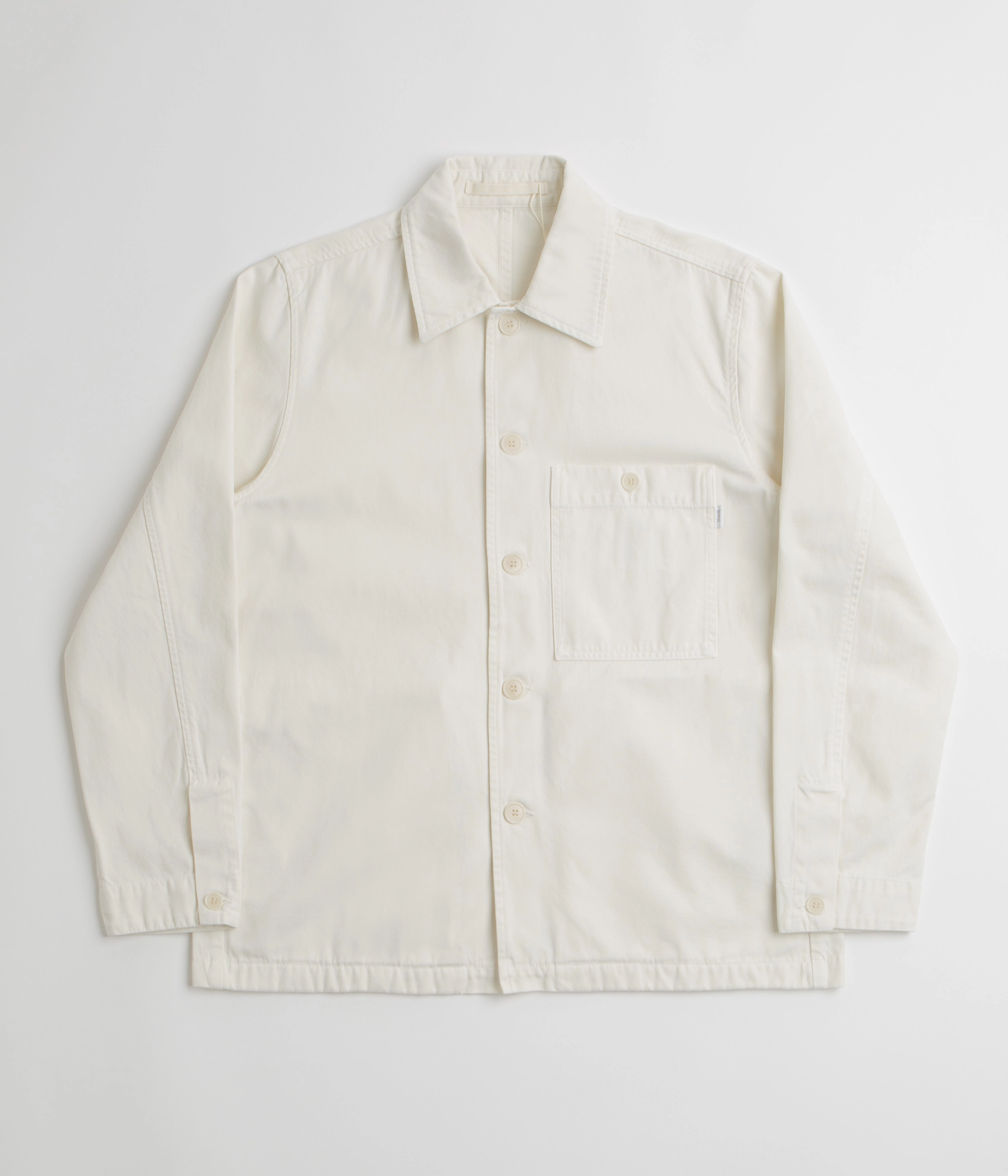 Fall Friendly Commemorate Norse Projects Standard Twill Overshirt - Ecru