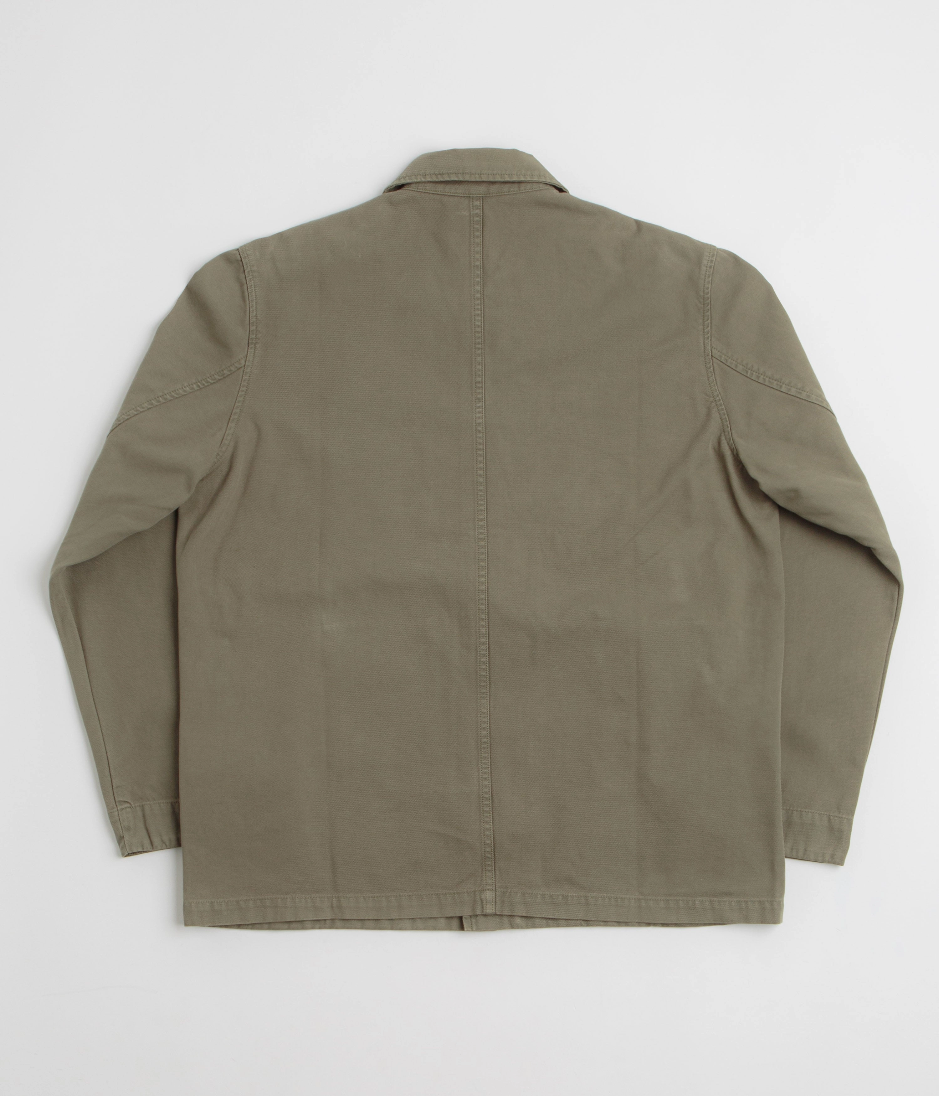 Discover Norse Projects Standard Twill Overshirt - Sediment Green