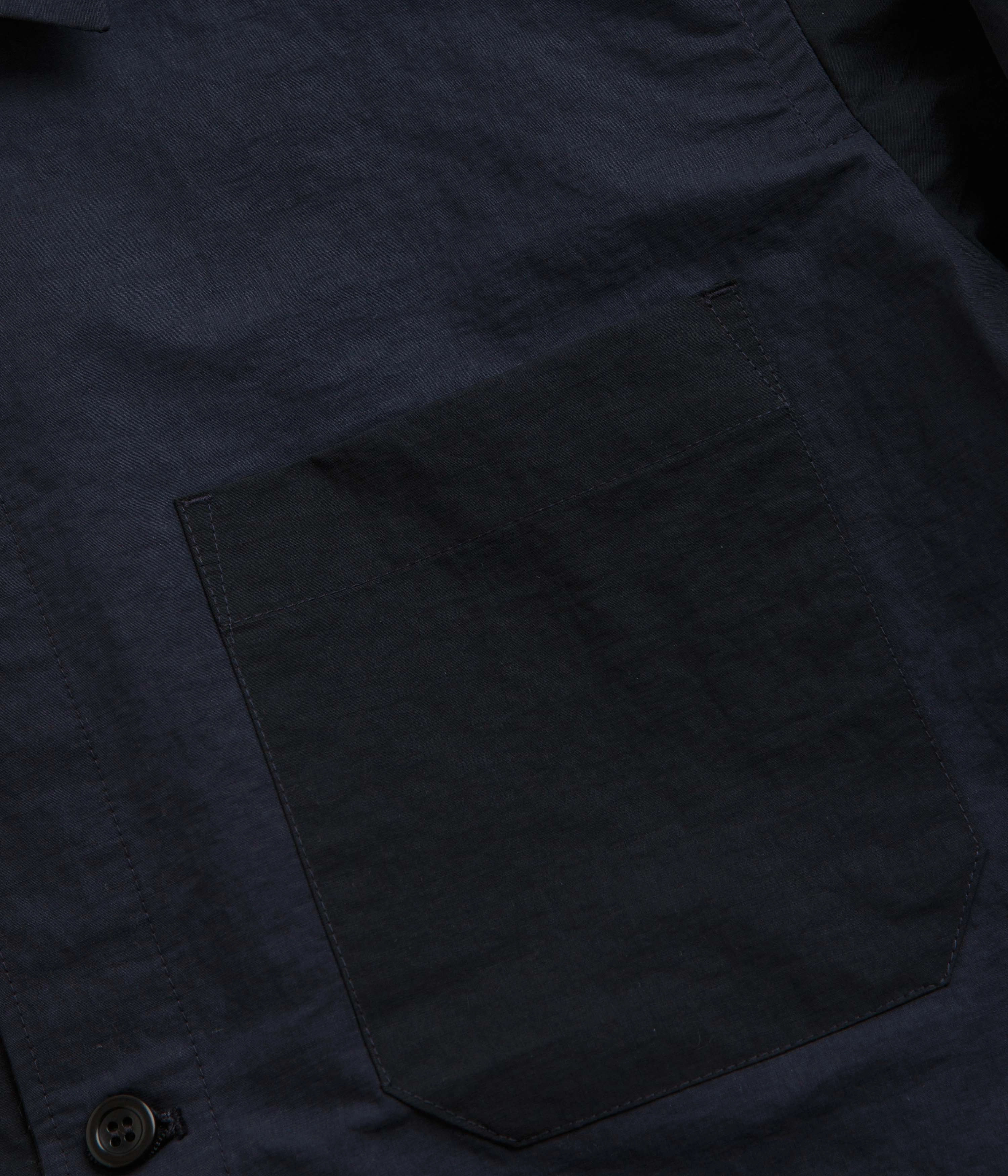 Norse Projects Ulrik Wave Dye Overshirt - Dark Navy suitable for dance competitions