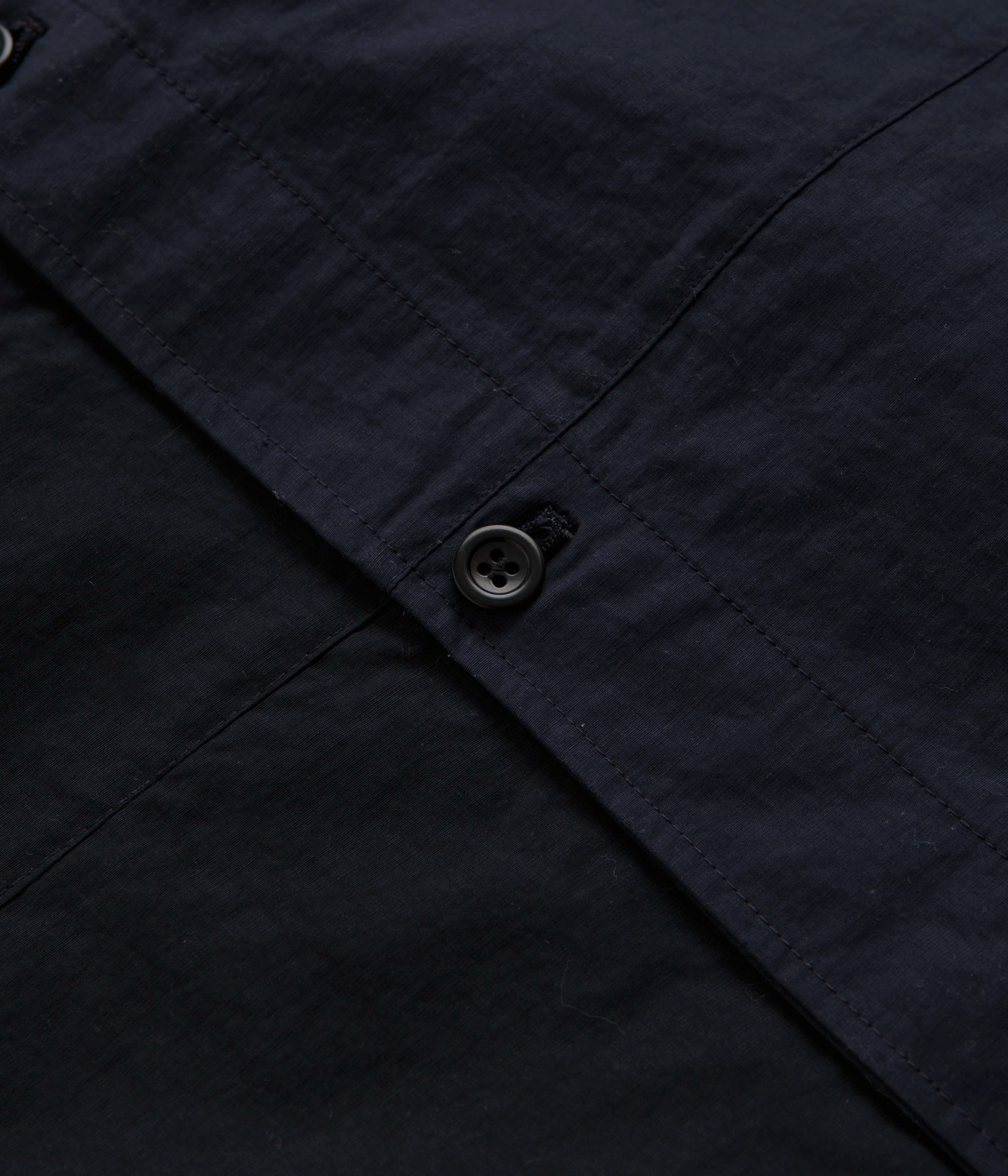 Norse Projects Ulrik Wave Dye Overshirt - Dark Navy Defy suitable for dance parties