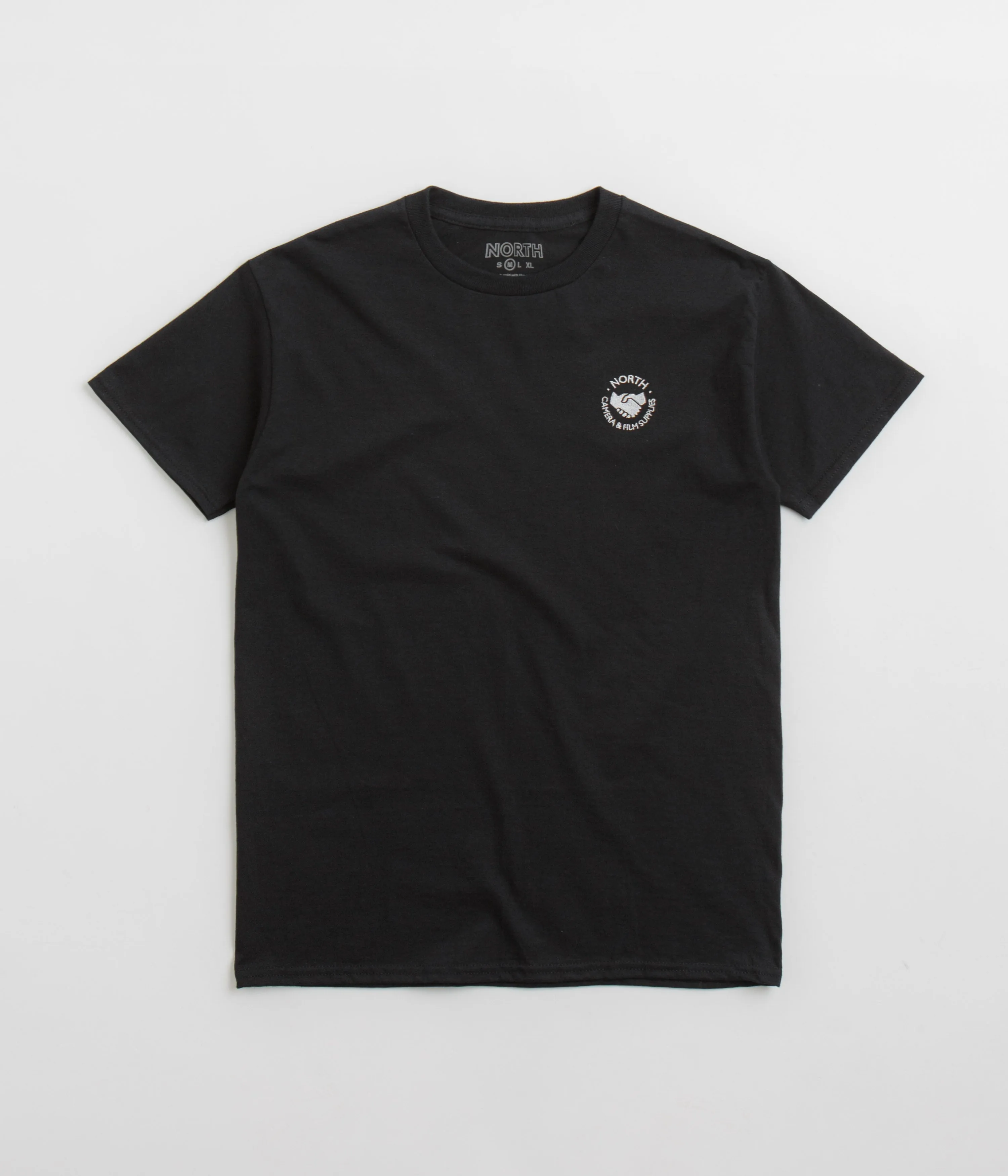 North Supplies Logo T-Shirt - Black / White tassel Pockets