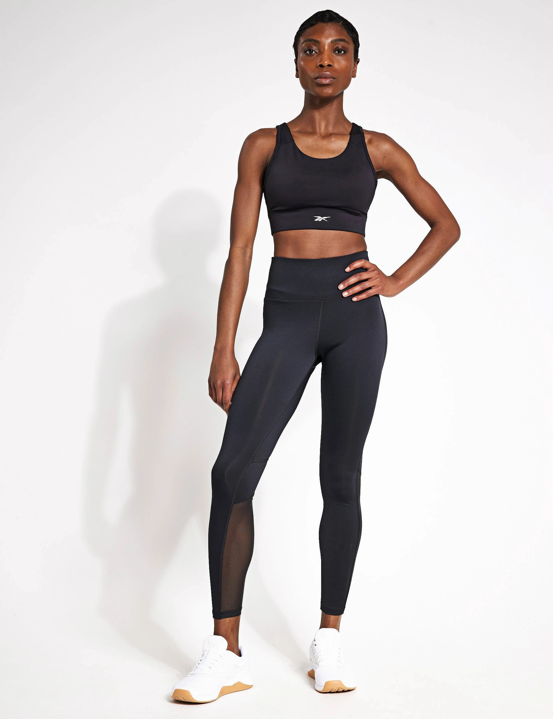Basic Mesh Leggings - Night Black Core Fitwear