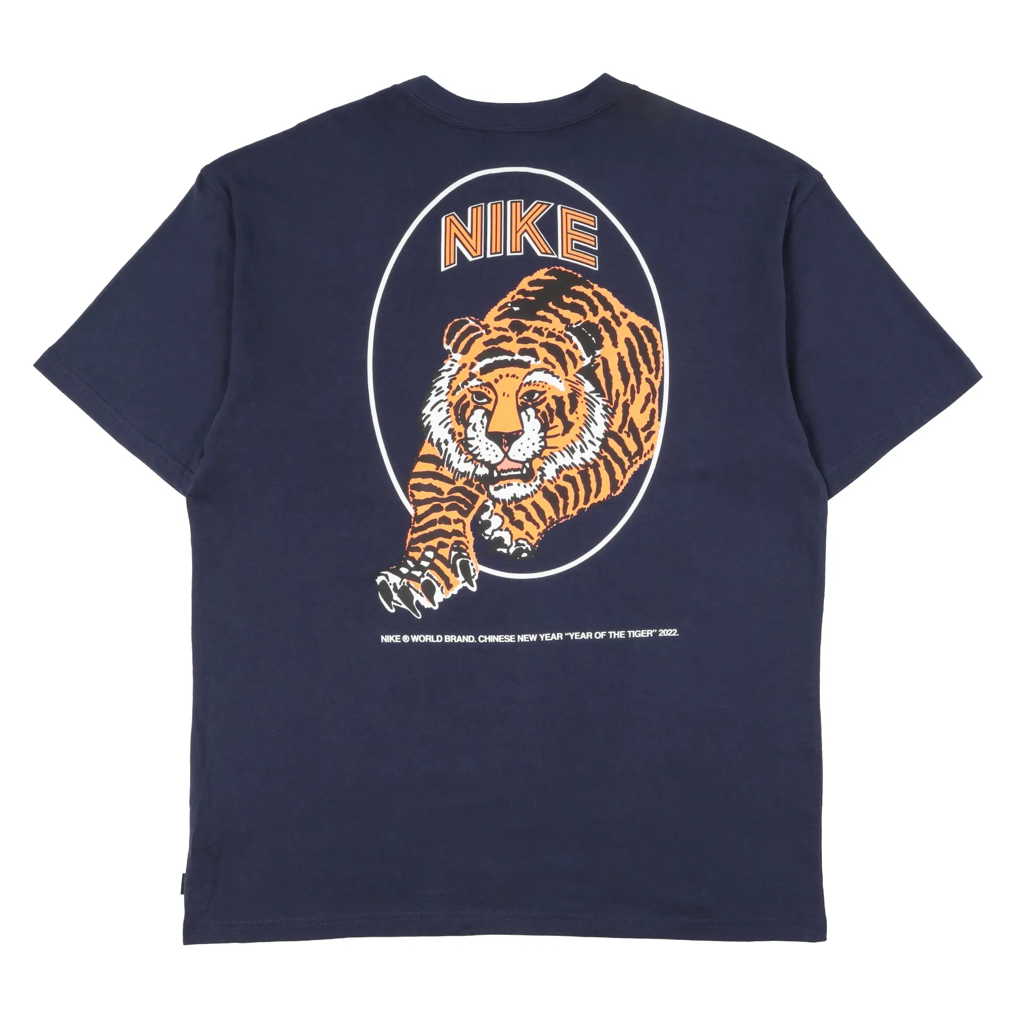 NRG CHINESE NEW YEAR SS TEE - MIDNIGHT NAVY Flatlock stitching Lightweight Fabric