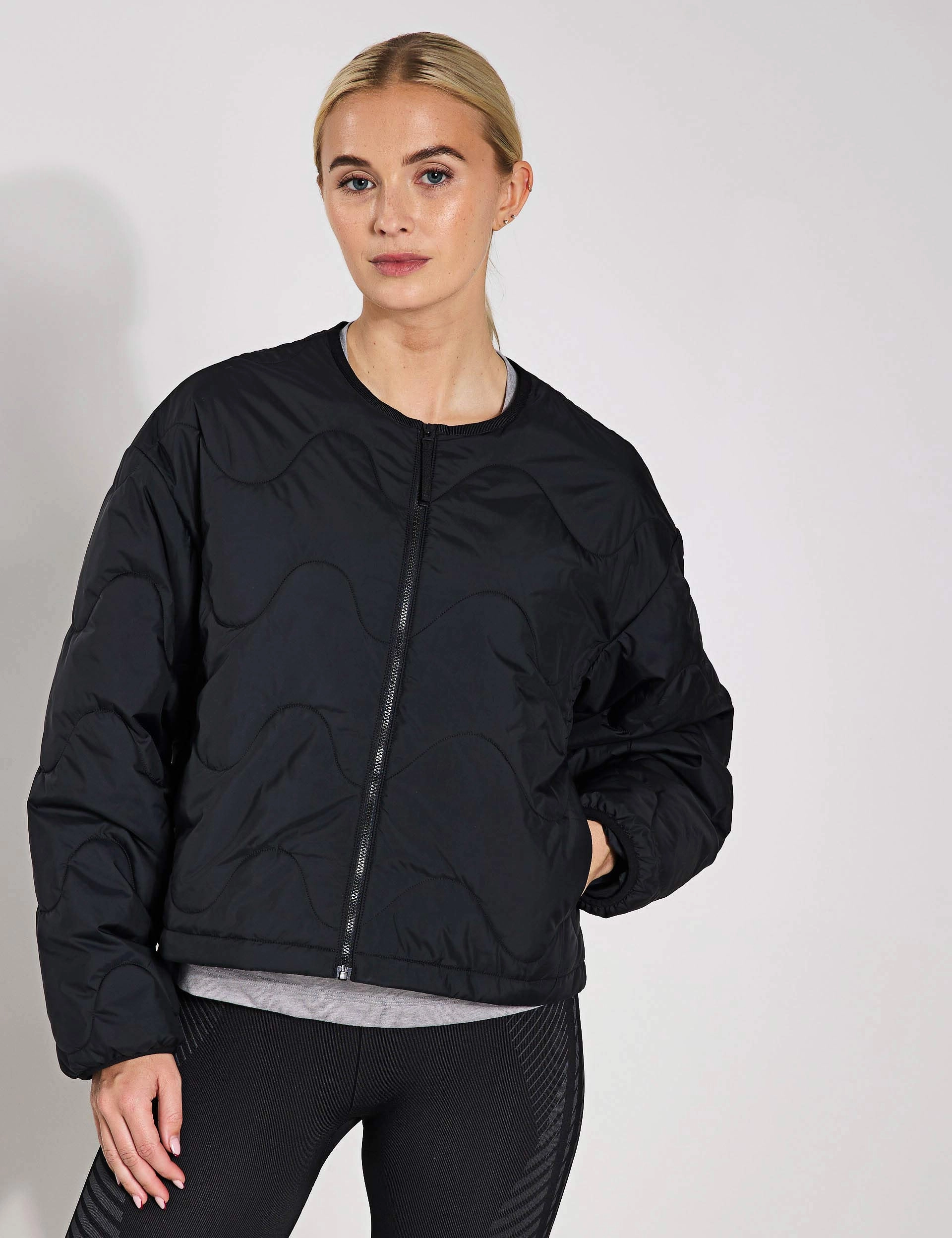 Nuganic Insulation Jacket - Black Reinforced Edging Lightweight Fabric