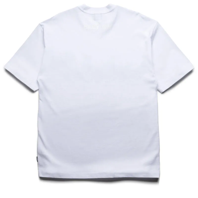 Babylon Baby Doll Tee - White V neck