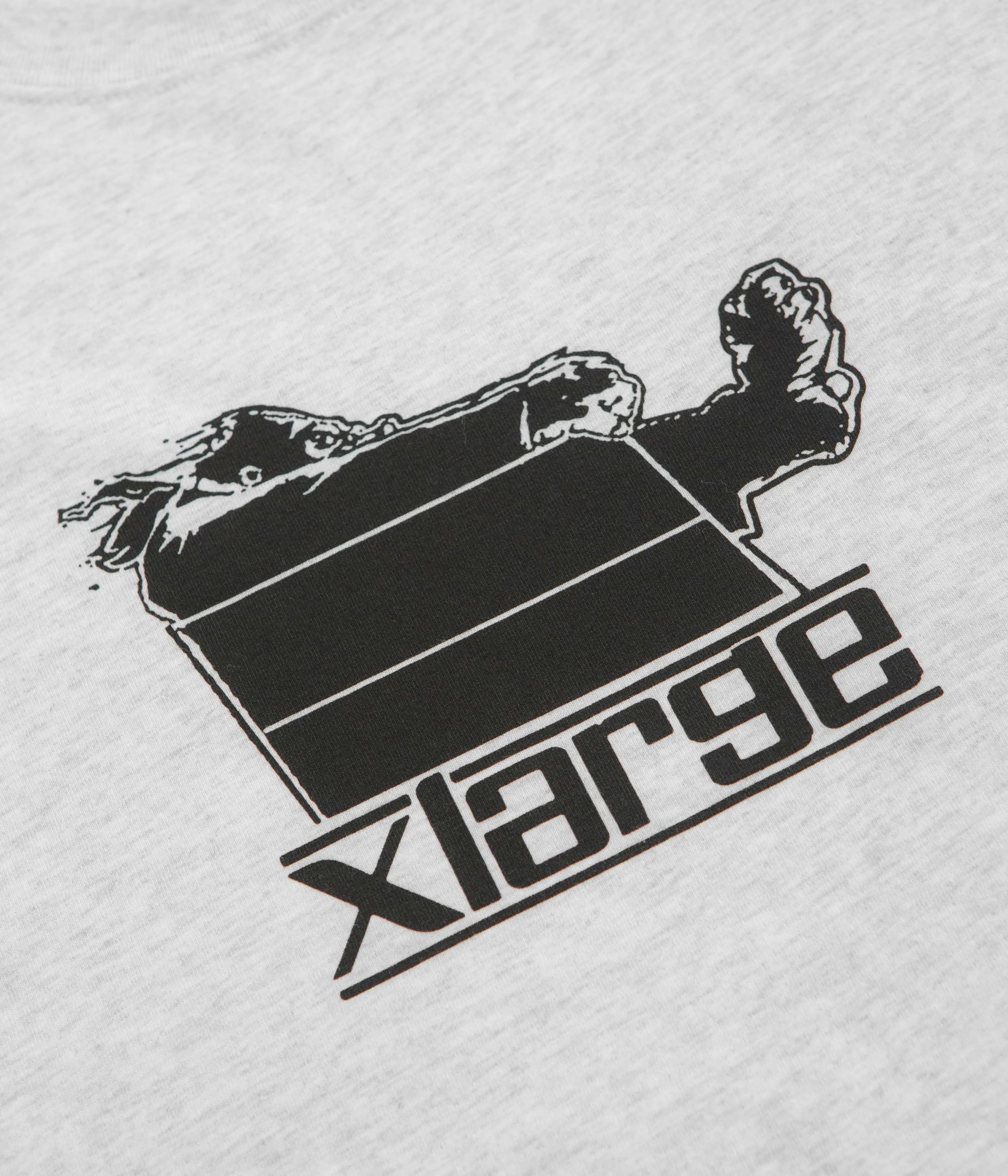 XLarge Wind Pressure T-Shirt - Ash safari venue
