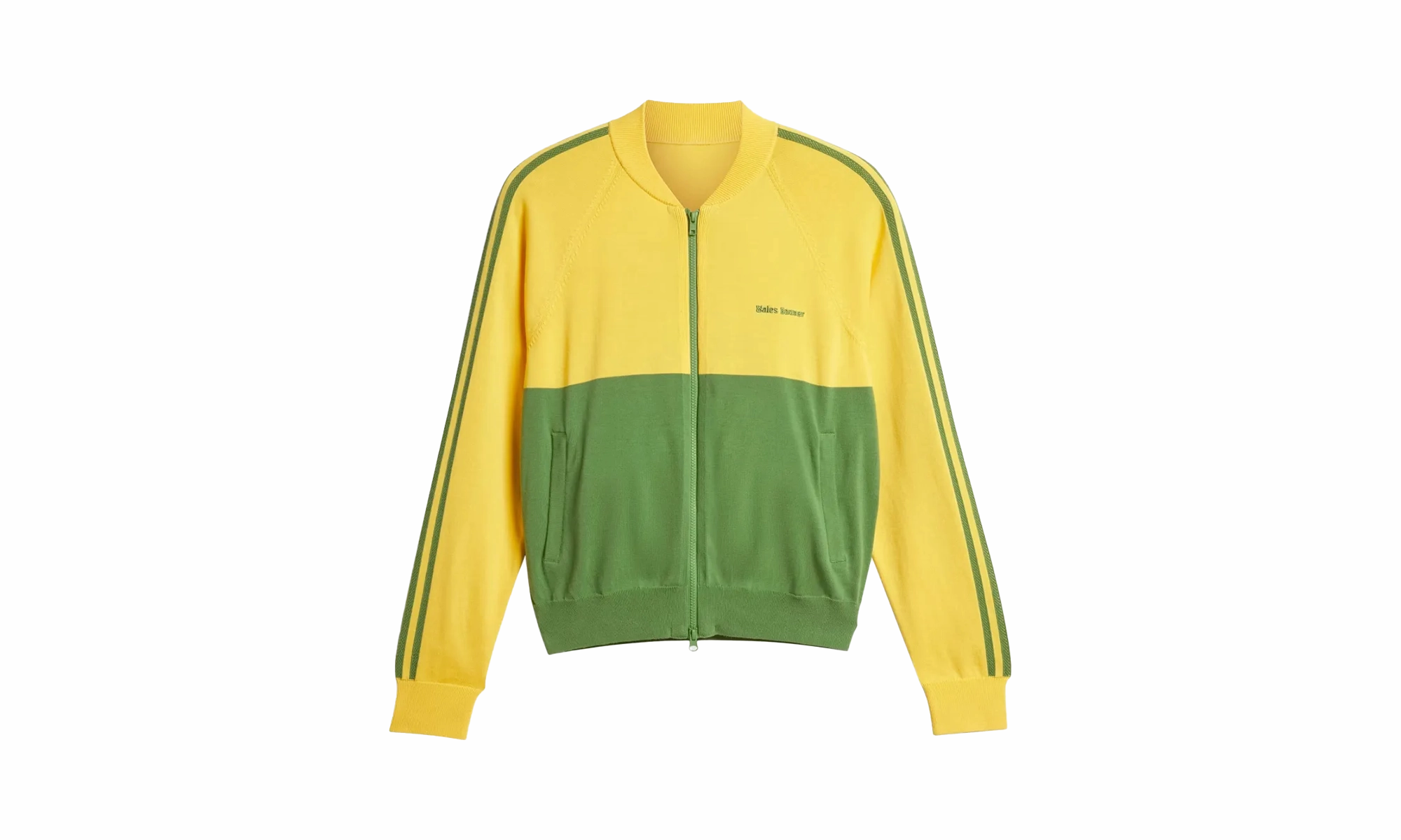 World Glow ZeroIrritationLabels Nylon Knit Track Top Bold "Wales Bonner X Adidas - Gold"