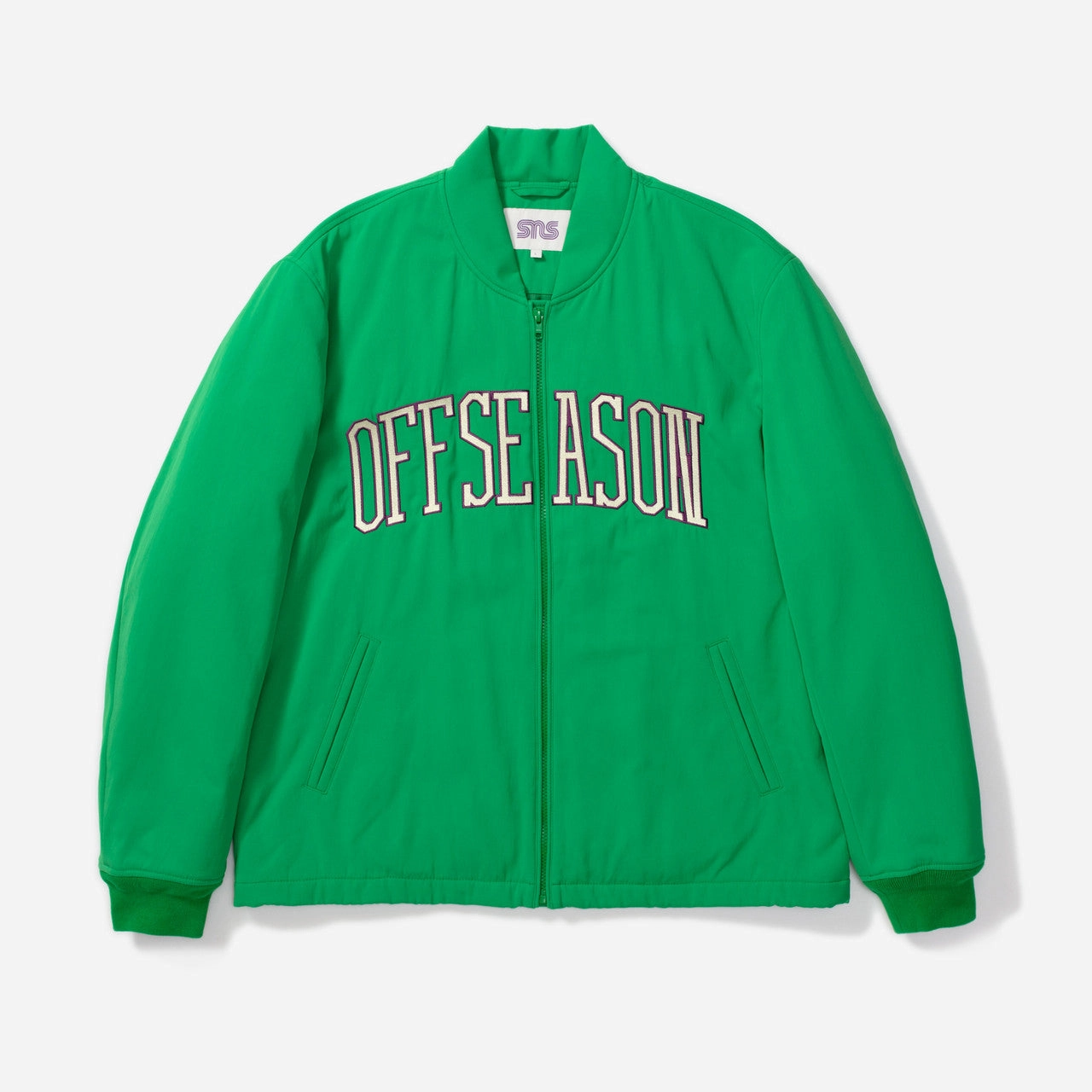 Nylon Varsity Jacket Water Resistant Shell