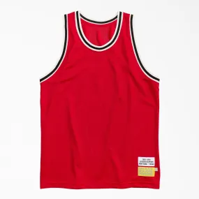 NYS X DICKIES 'SUN-DYED IN TEXAS' BASKETBALL JERSEY - RED Utility Mode