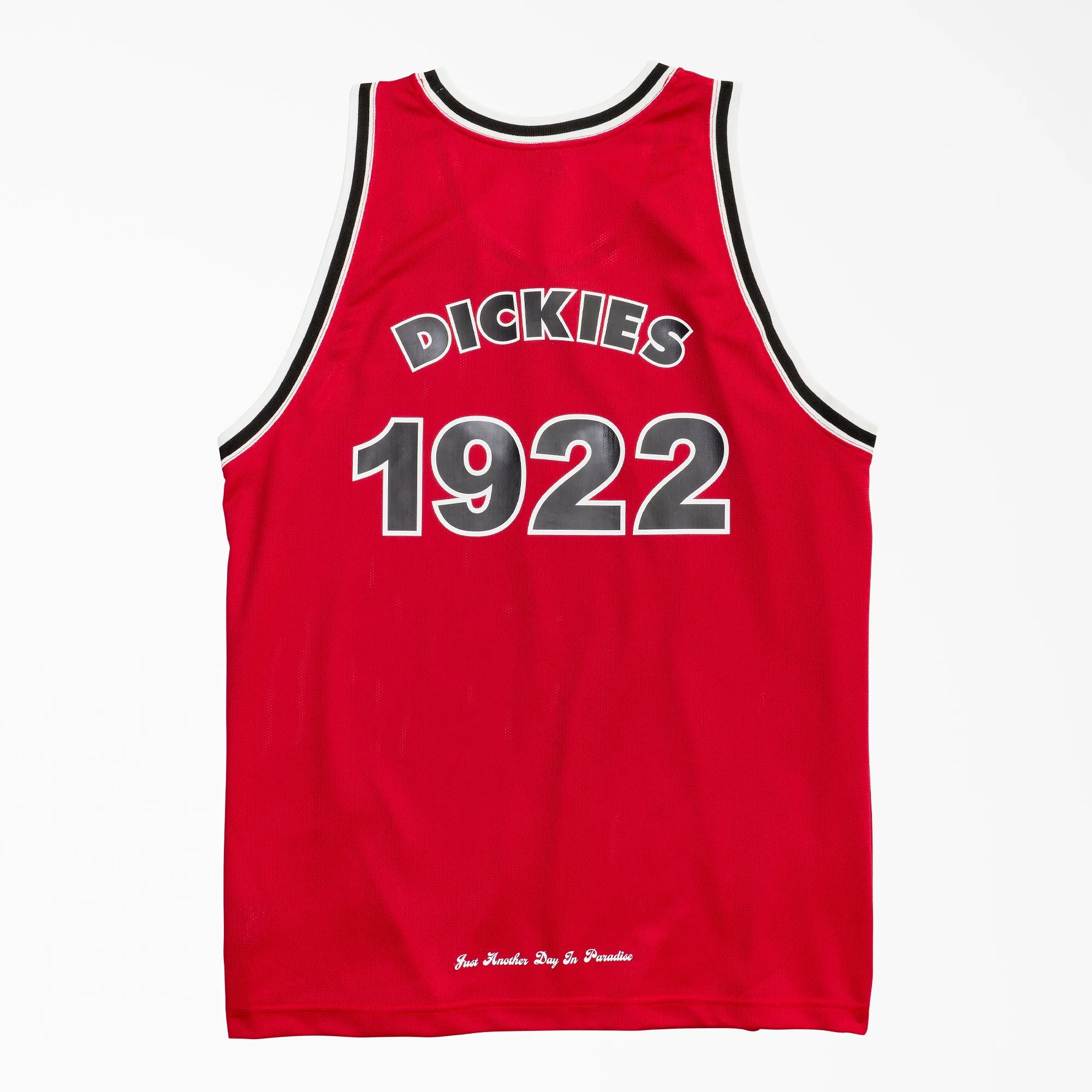 NYS X DICKIES 'SUN-DYED IN TEXAS' BASKETBALL JERSEY - RED PrecisionTailoring