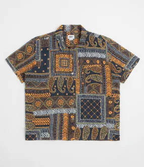 Obey Archie Short Sleeve Shirt - Navy Multi Designer Touch