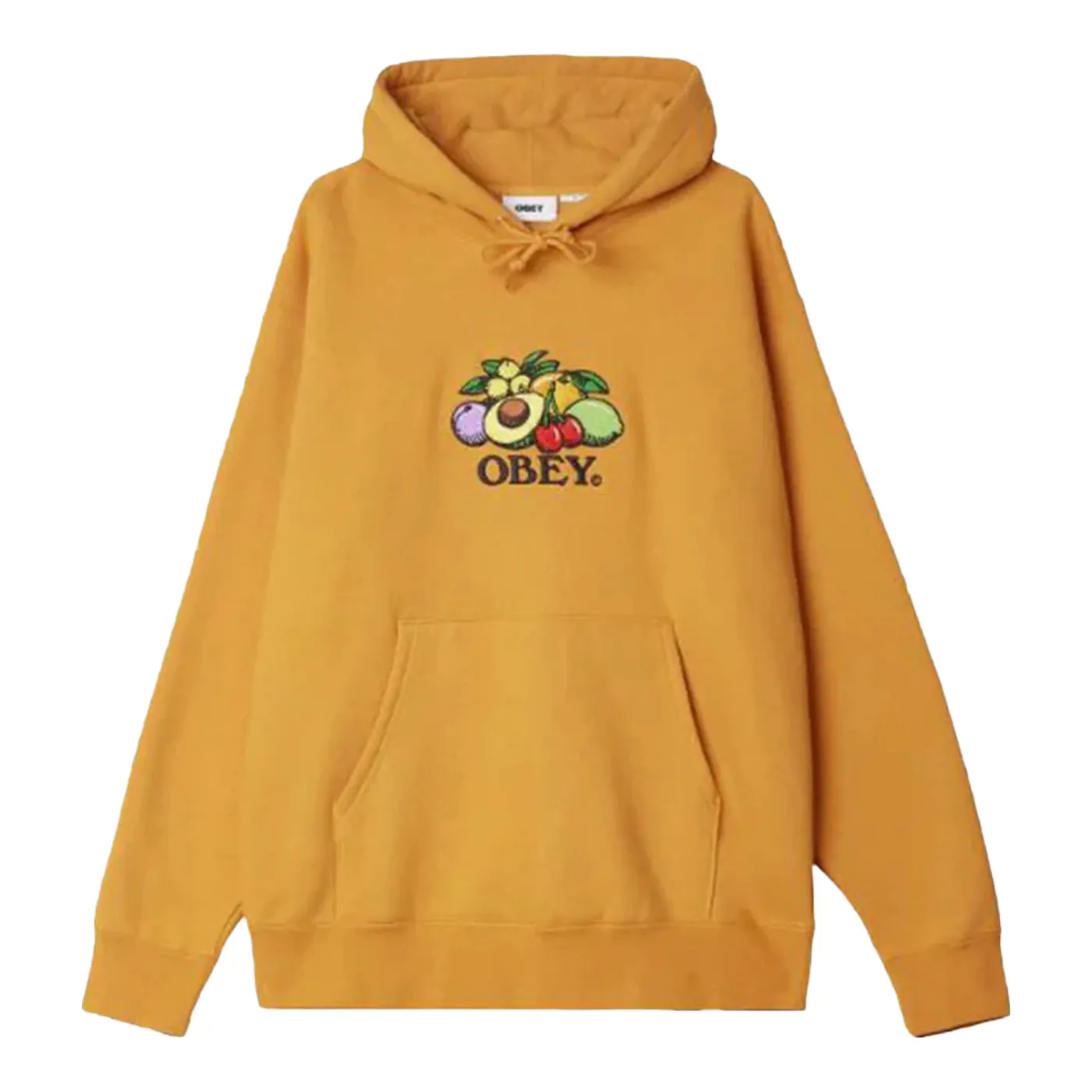 Obey Basket Hoodie - Sun Dial Brushed Interior Laser Cut Details
