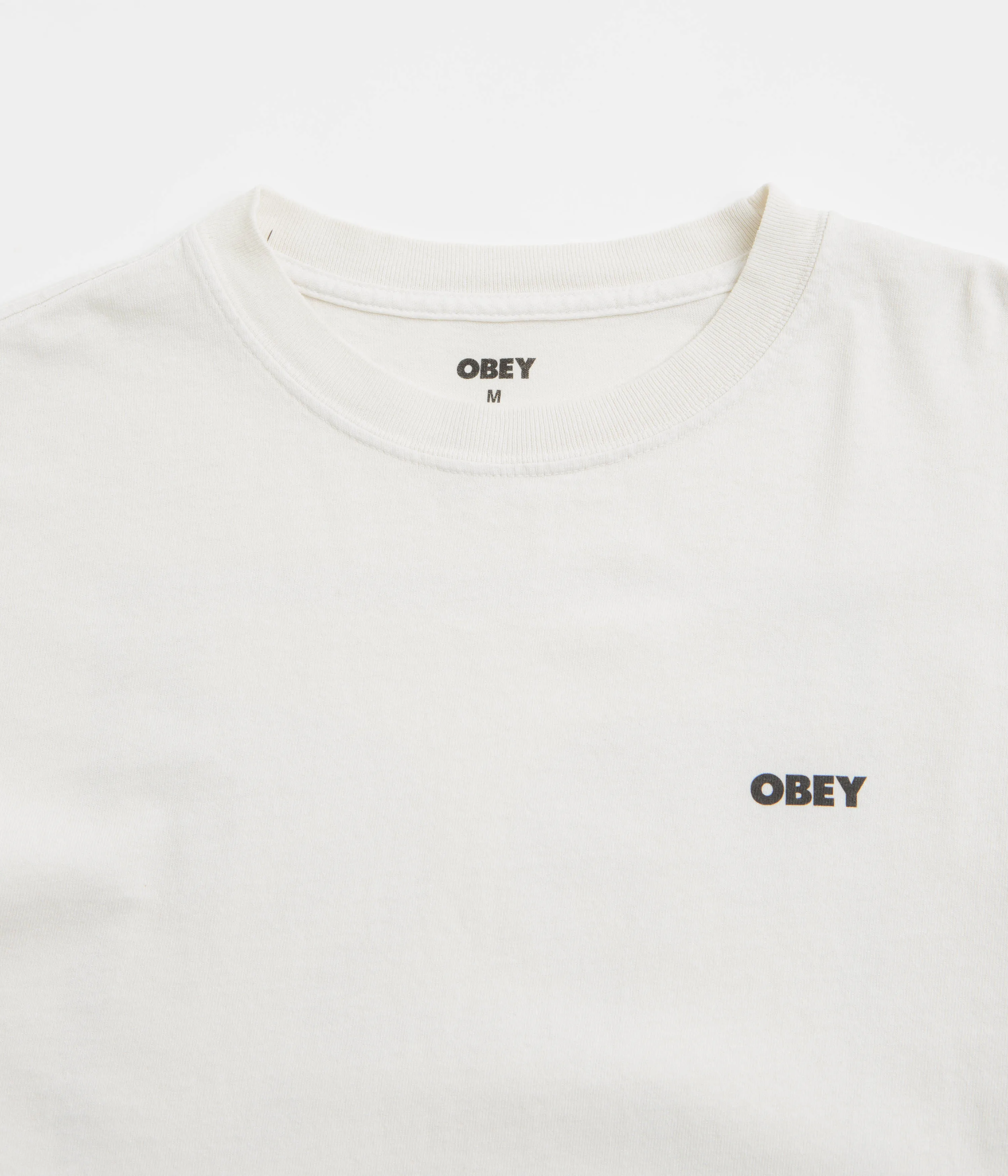 Obey Bold Icon Face T-Shirt - Pigment Chalk daytime event Edgy