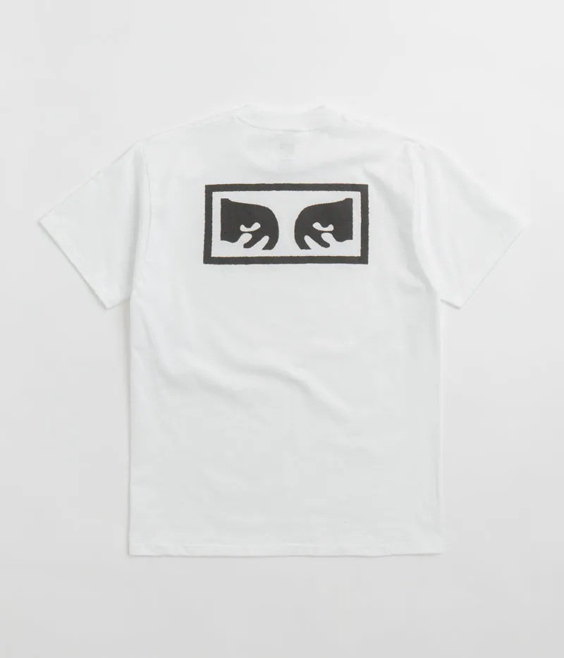 Obey Eyes 3 T-Shirt - White Bold Patterns