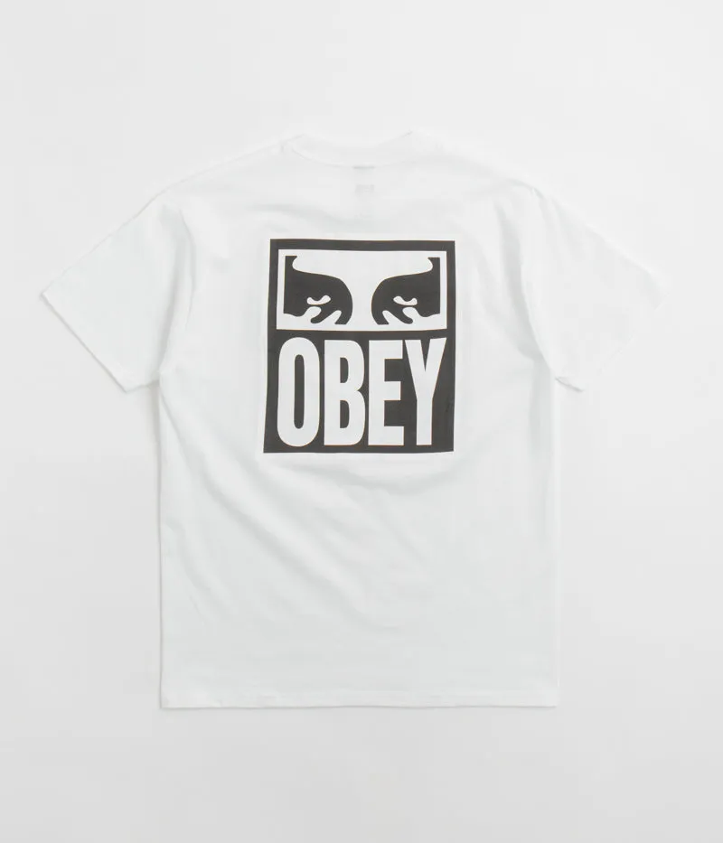 Sweat Wicking Obey Eyes Icon 2 T-Shirt - White